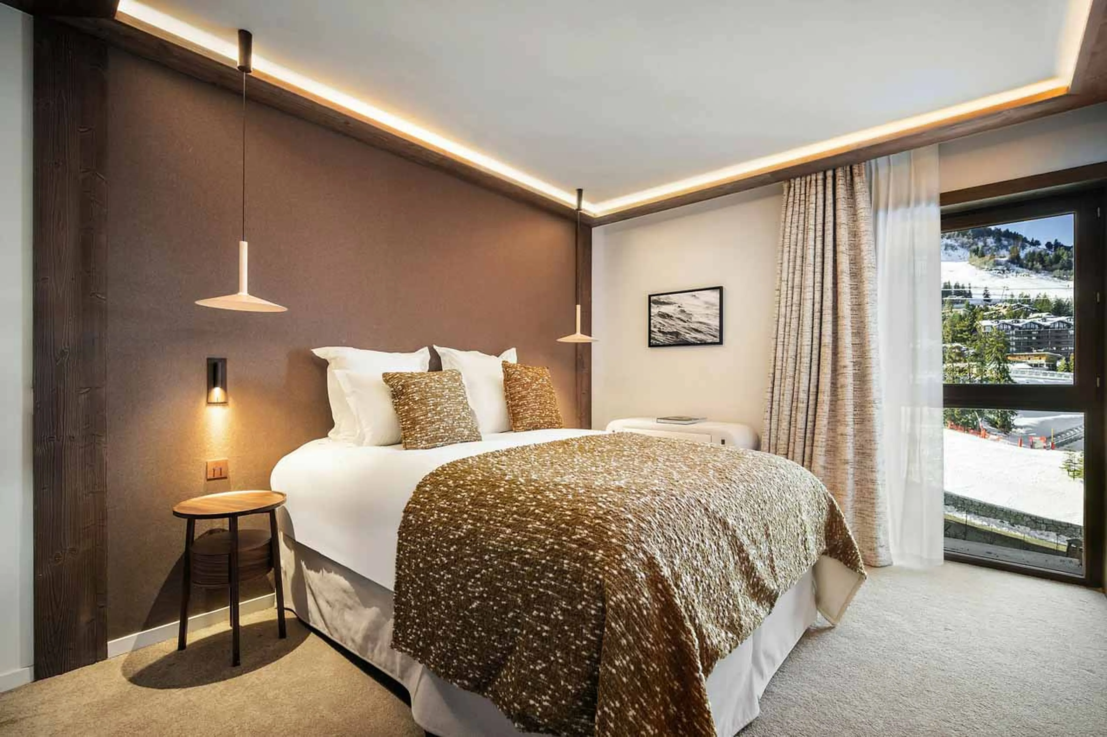 Double bedroom in Atmosphere Apartment 401, Courchevel 1850