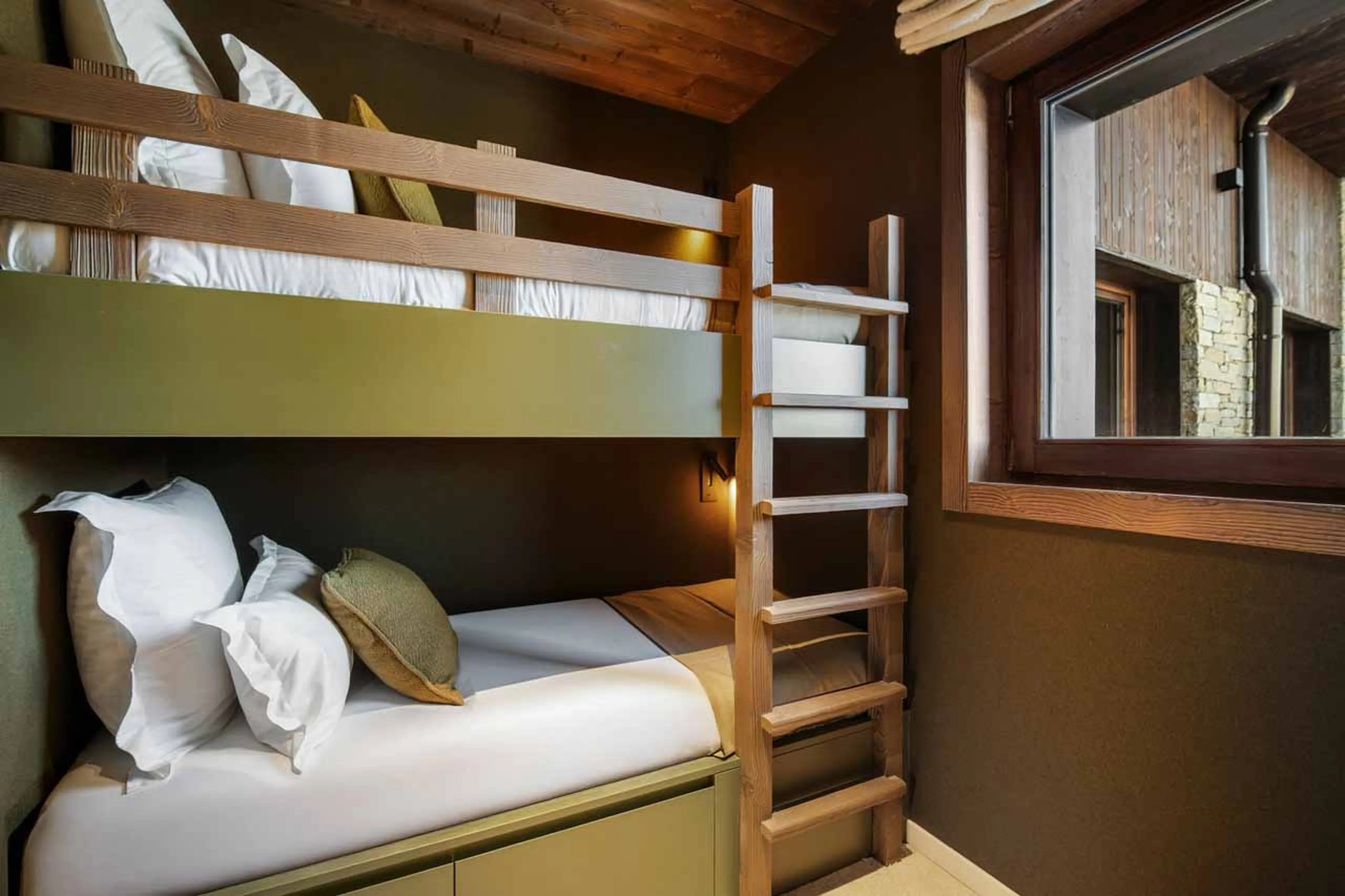 Bedroom 3 at Apartment Atmosphere 401 in Courchevel 1850