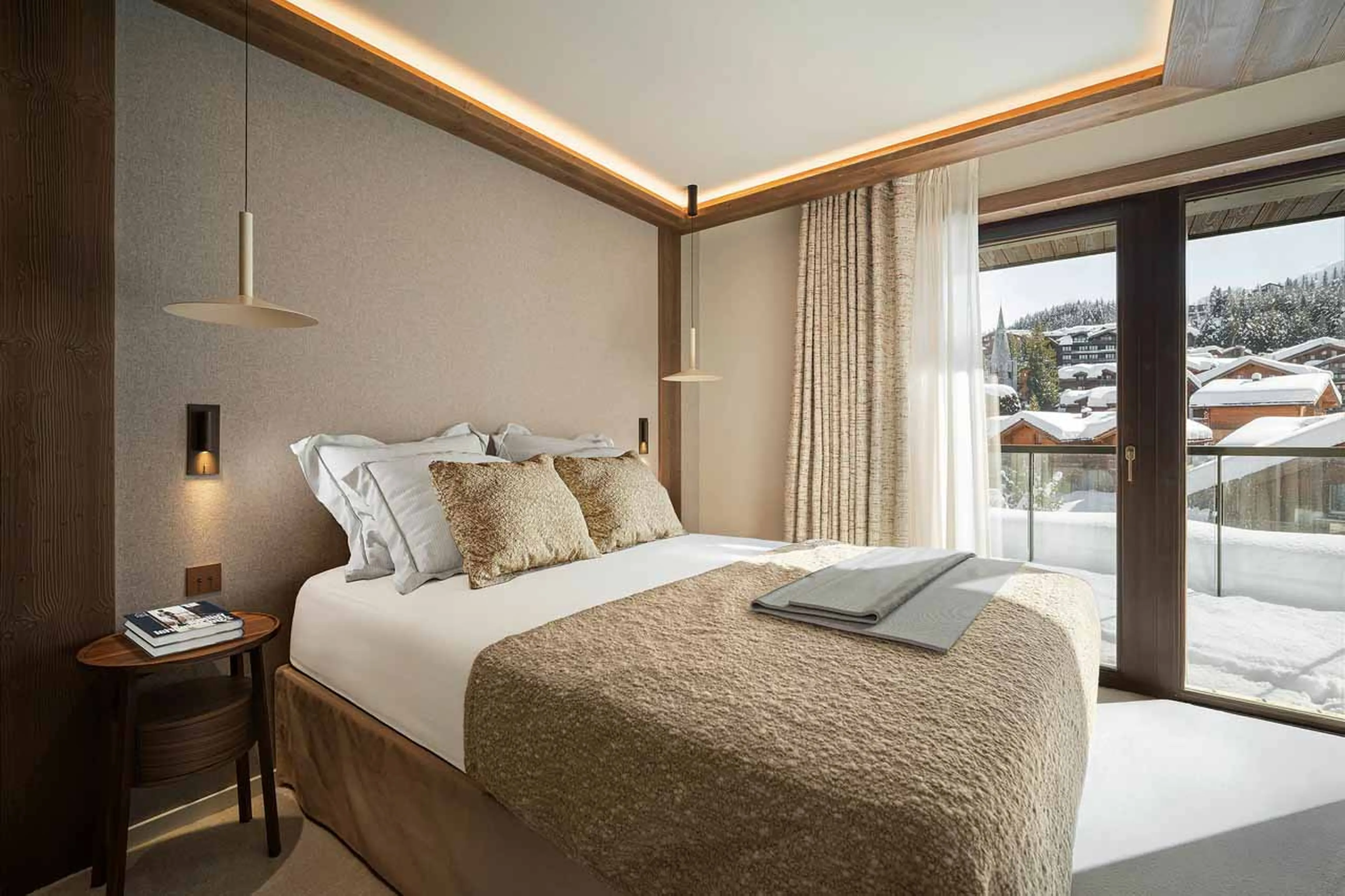 Double bedroom in Atmosphere Apartment 902, Courchevel 1850