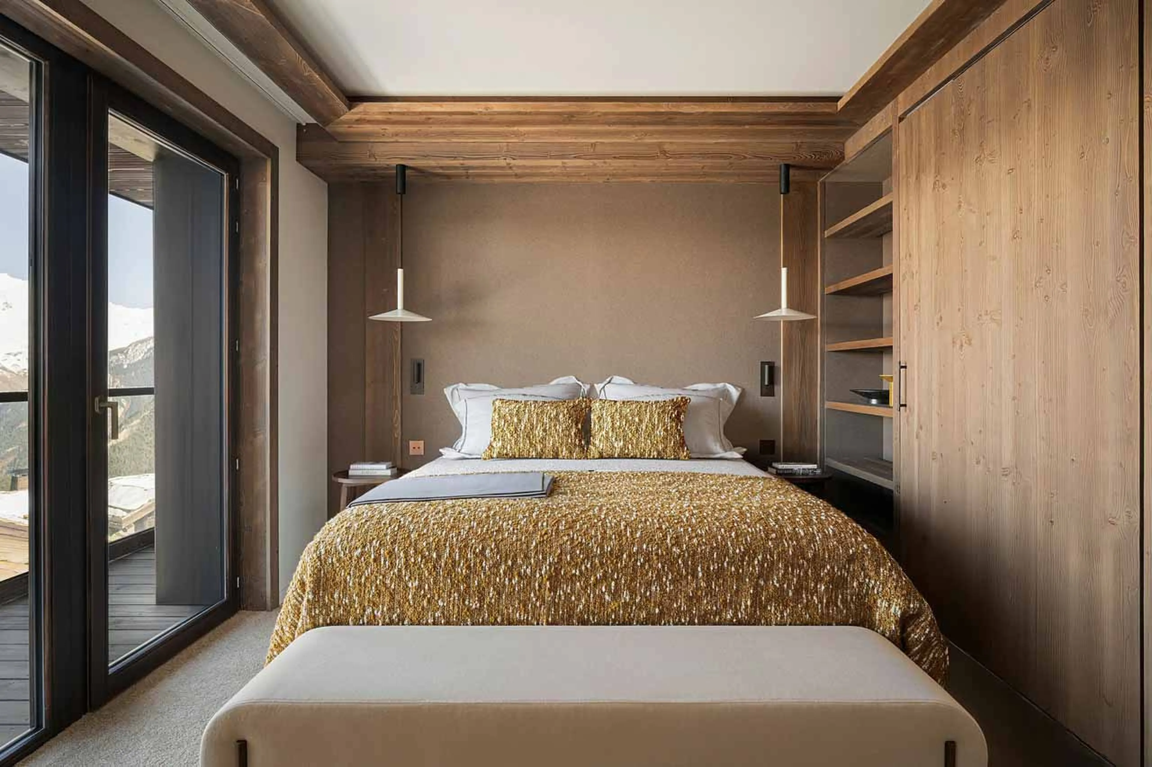 Bedroom 3 in Atmosphere Apartment 902, Courchevel 1850