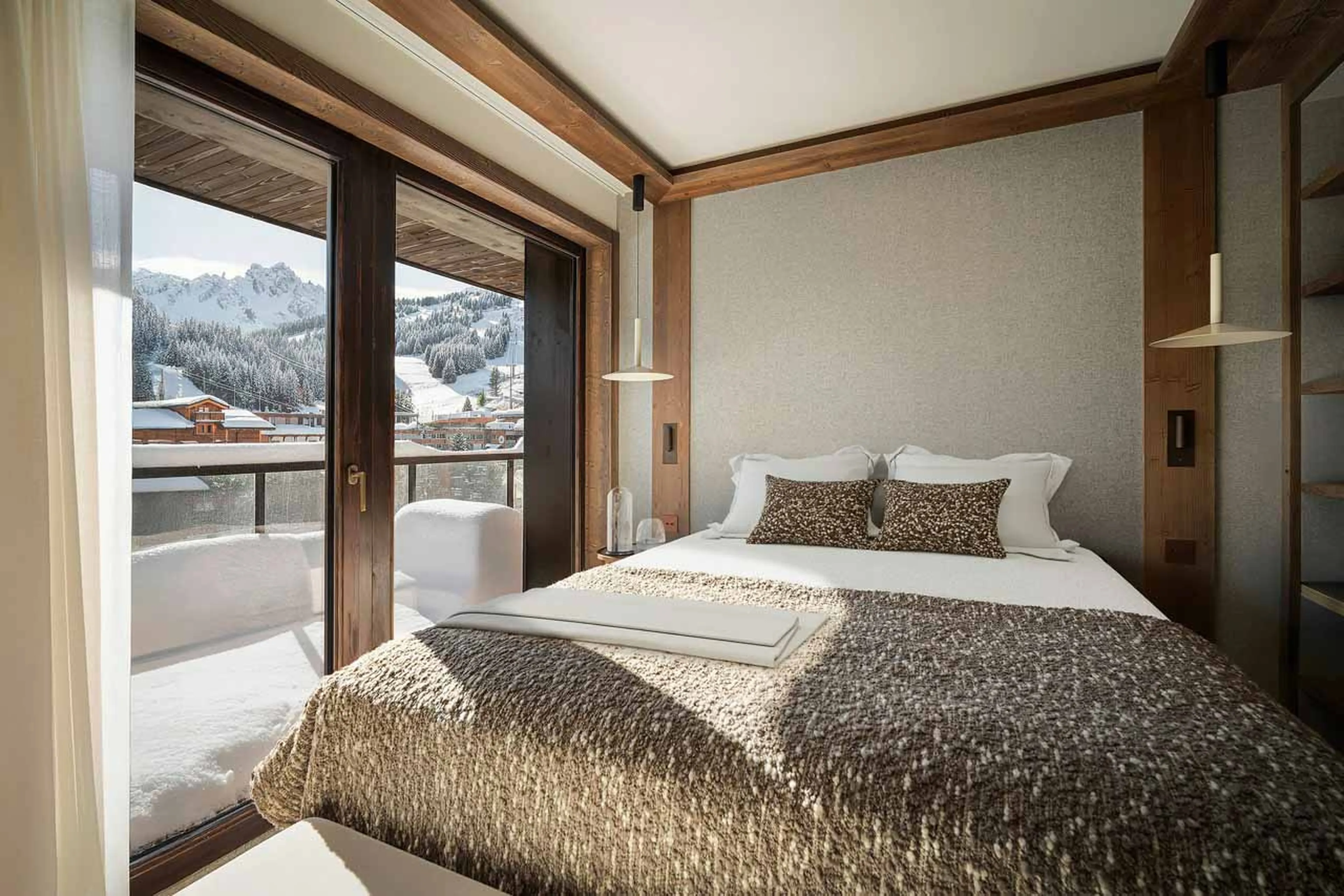 Bedroom 4 in Atmosphere Apartment 902, Courchevel 1850