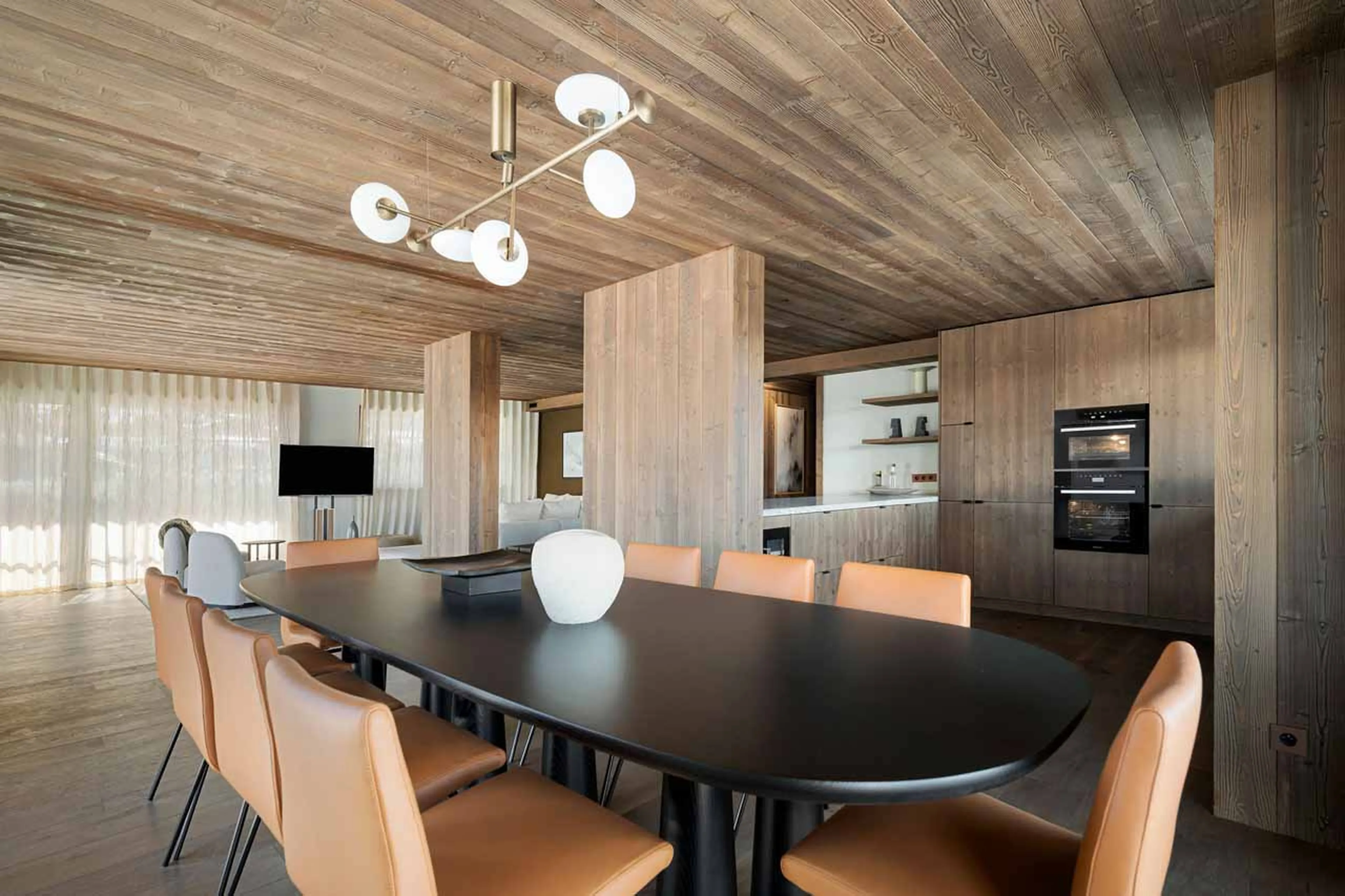 Dining area 2 in Atmosphere Apartment 902, Courchevel 1850