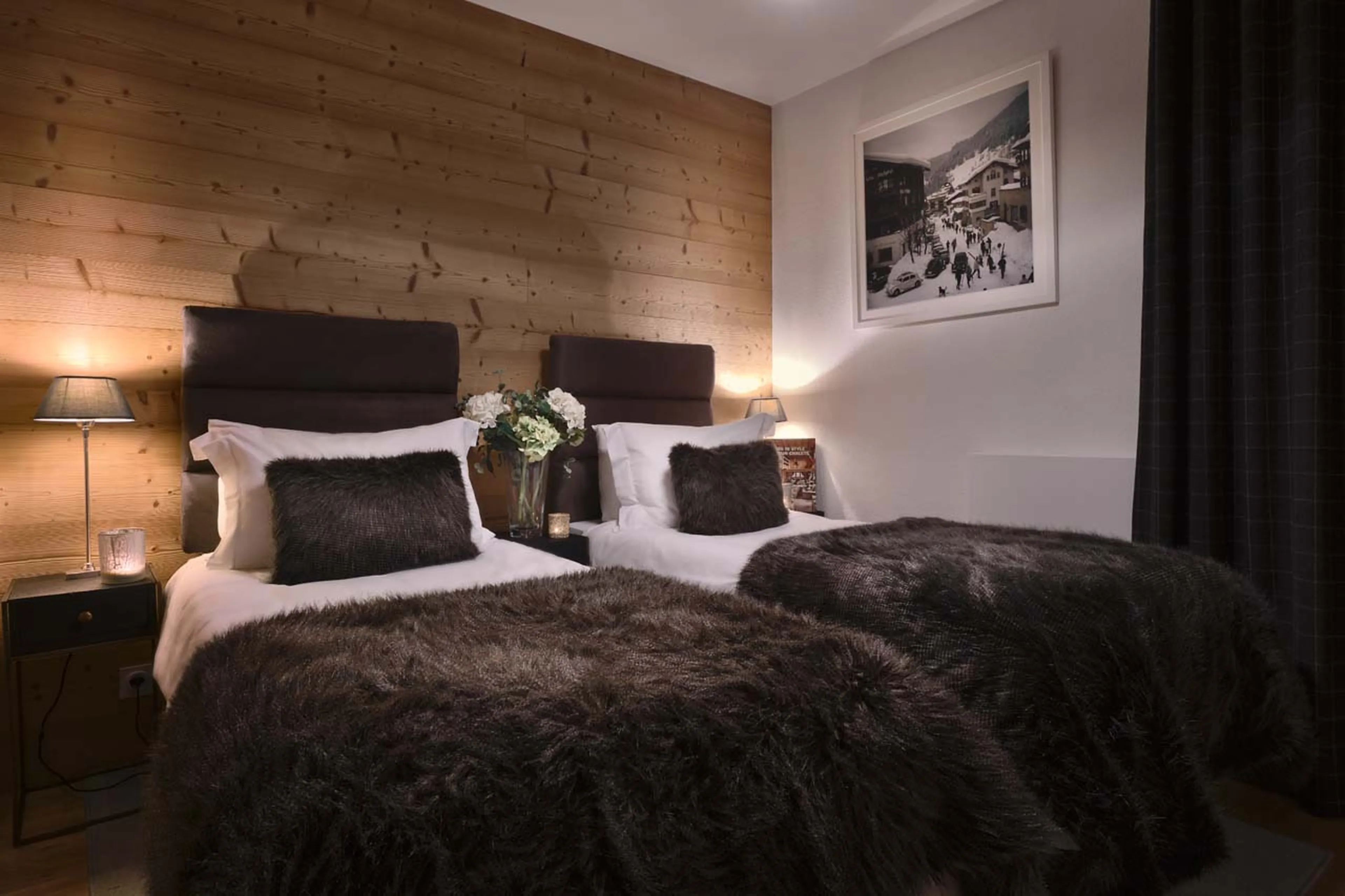 Bedroom four at Apartment Aviemore in Les Gets