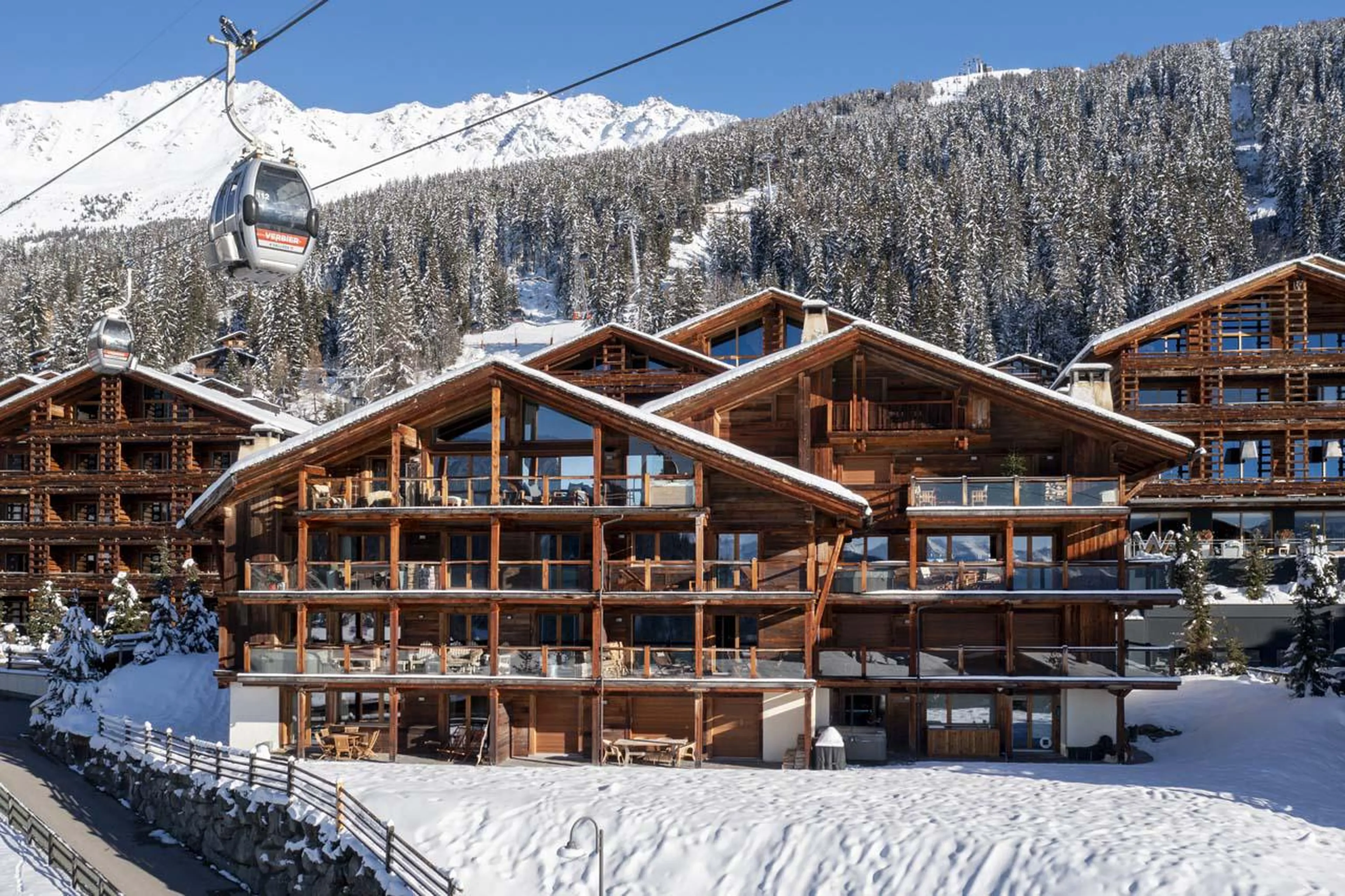 Exterior of Apartment Basalte C13 in Verbier