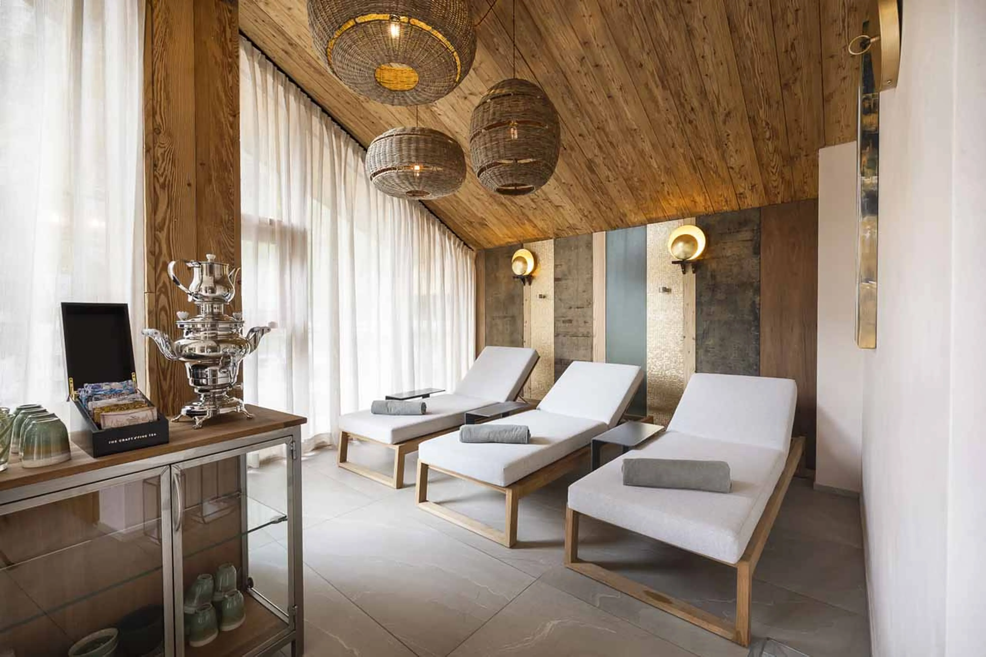 Spa relaxation area at Apartment Beautiful Day in Zermatt