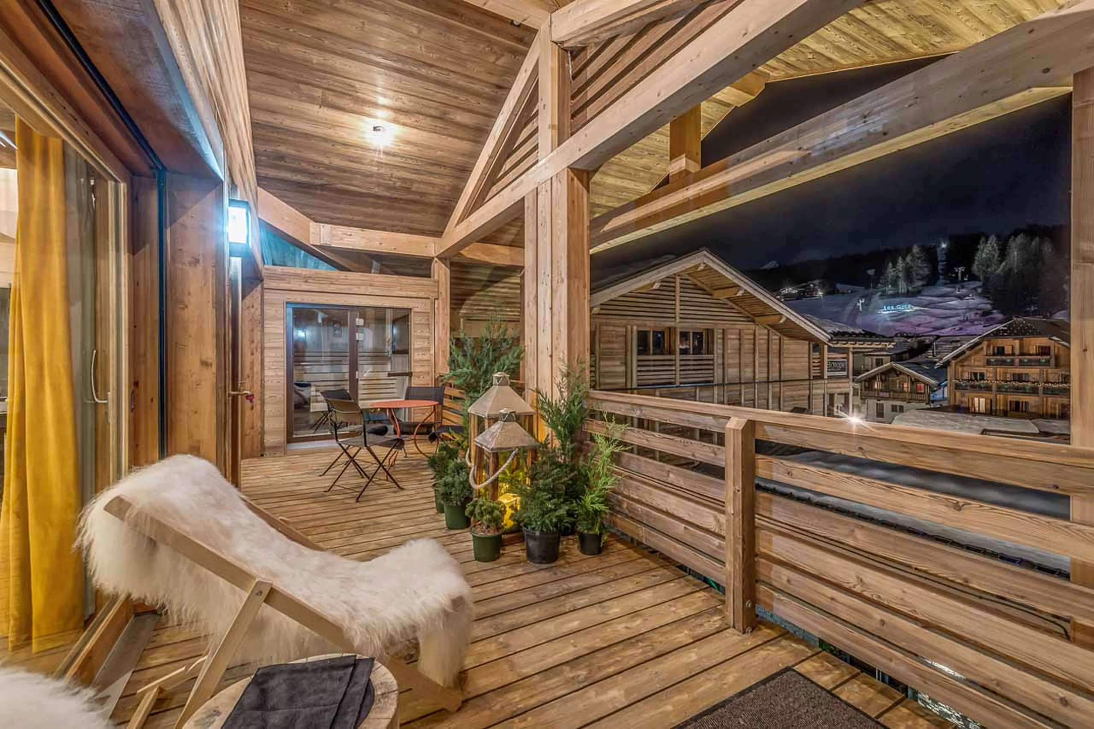 Balcony at Apartment Ben Nevis in Les Gets