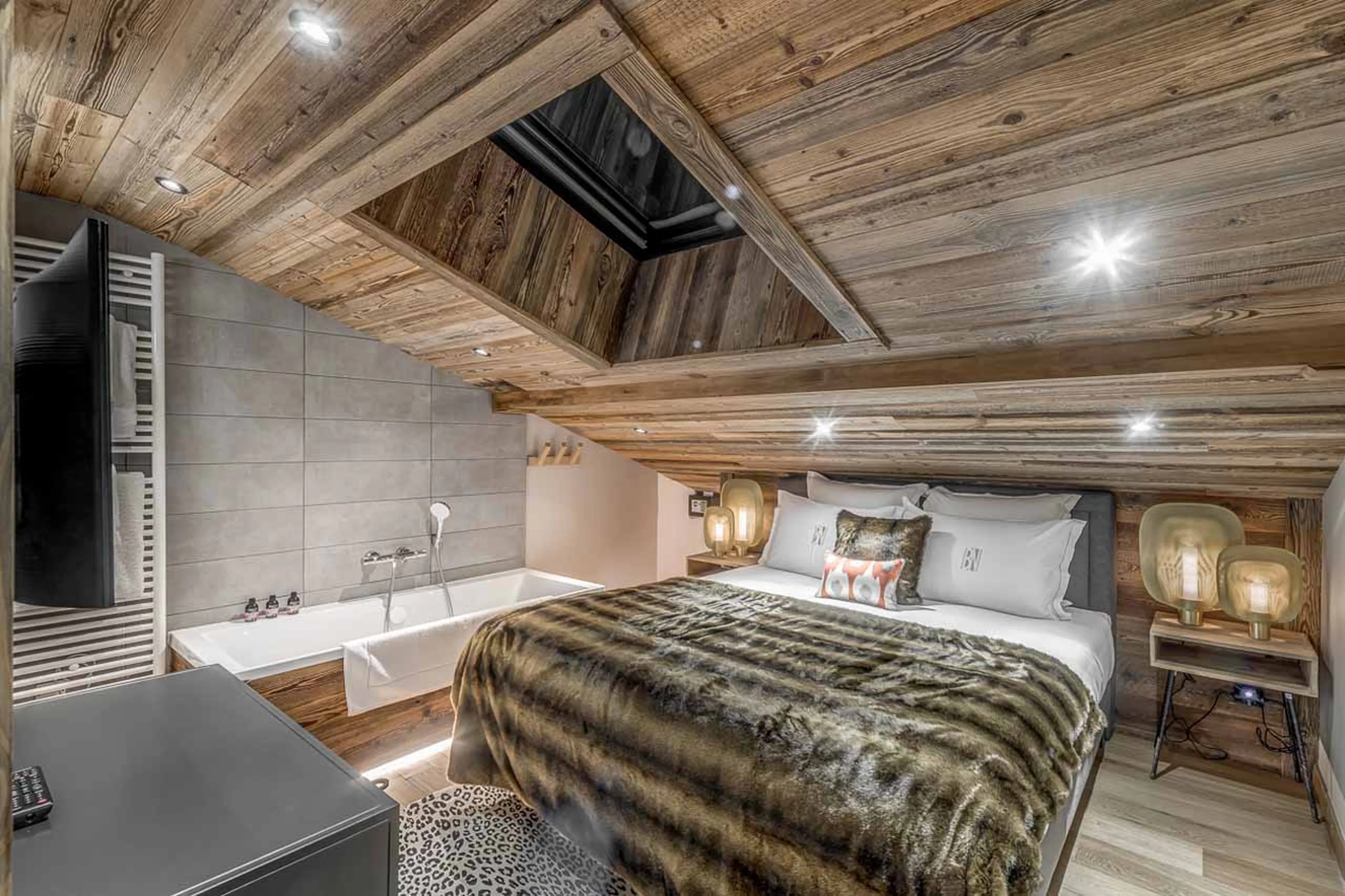 Bedroom two at Apartment Ben Nevis in Les Gets