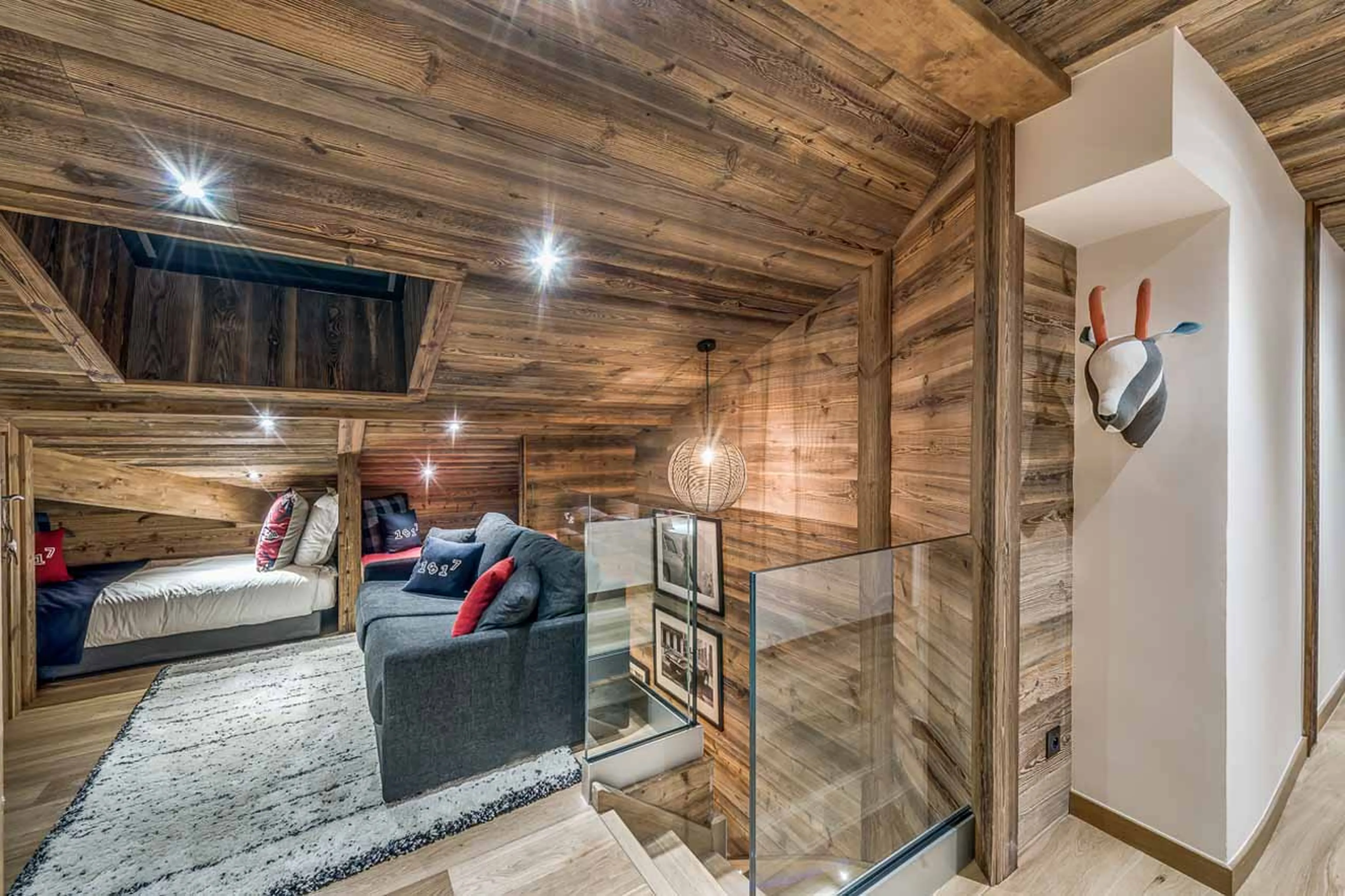 Bedroom five at Apartment Ben Nevis in Les Gets