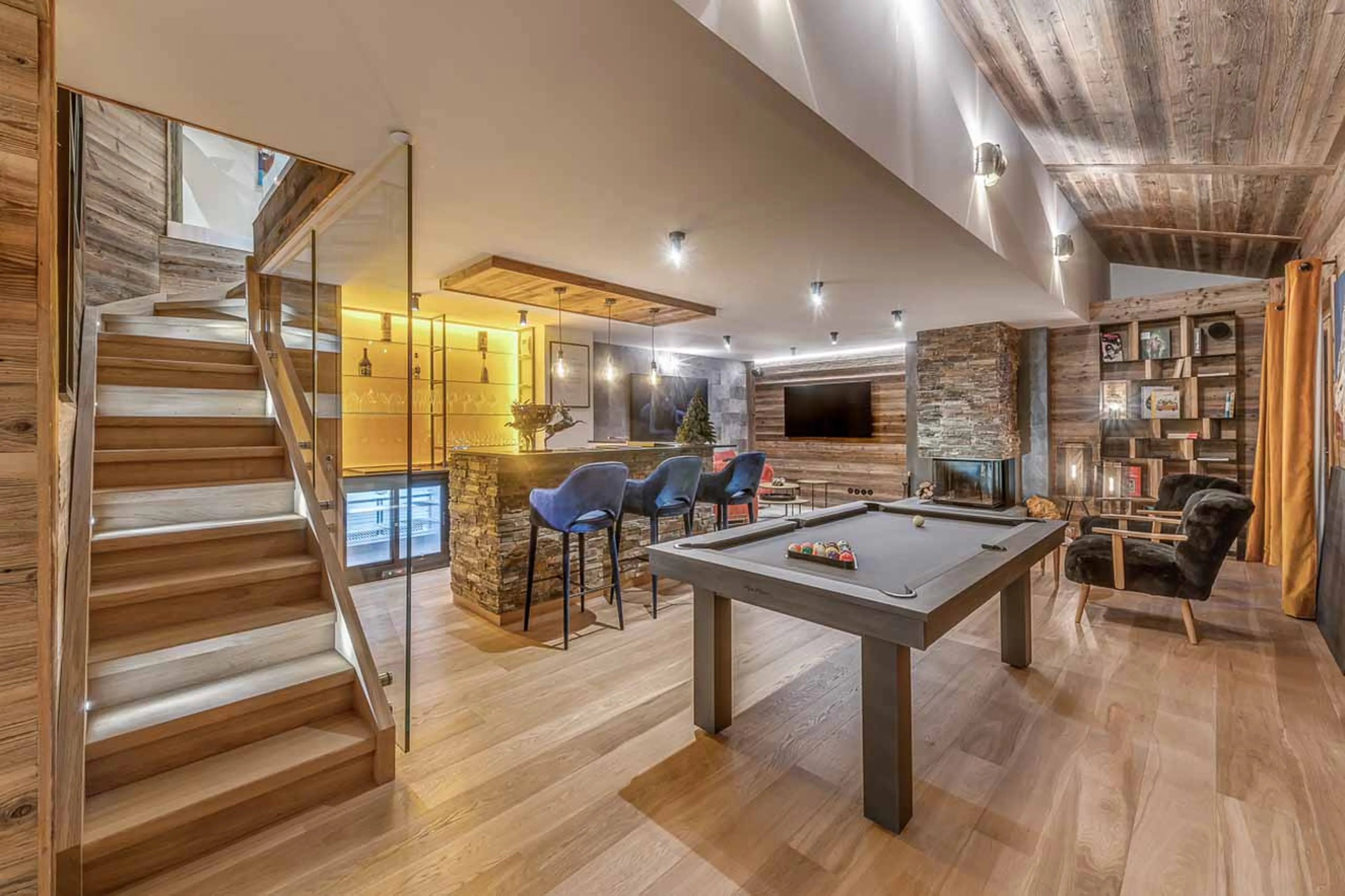 Entertainment area at Apartment Ben Nevis in Les Gets