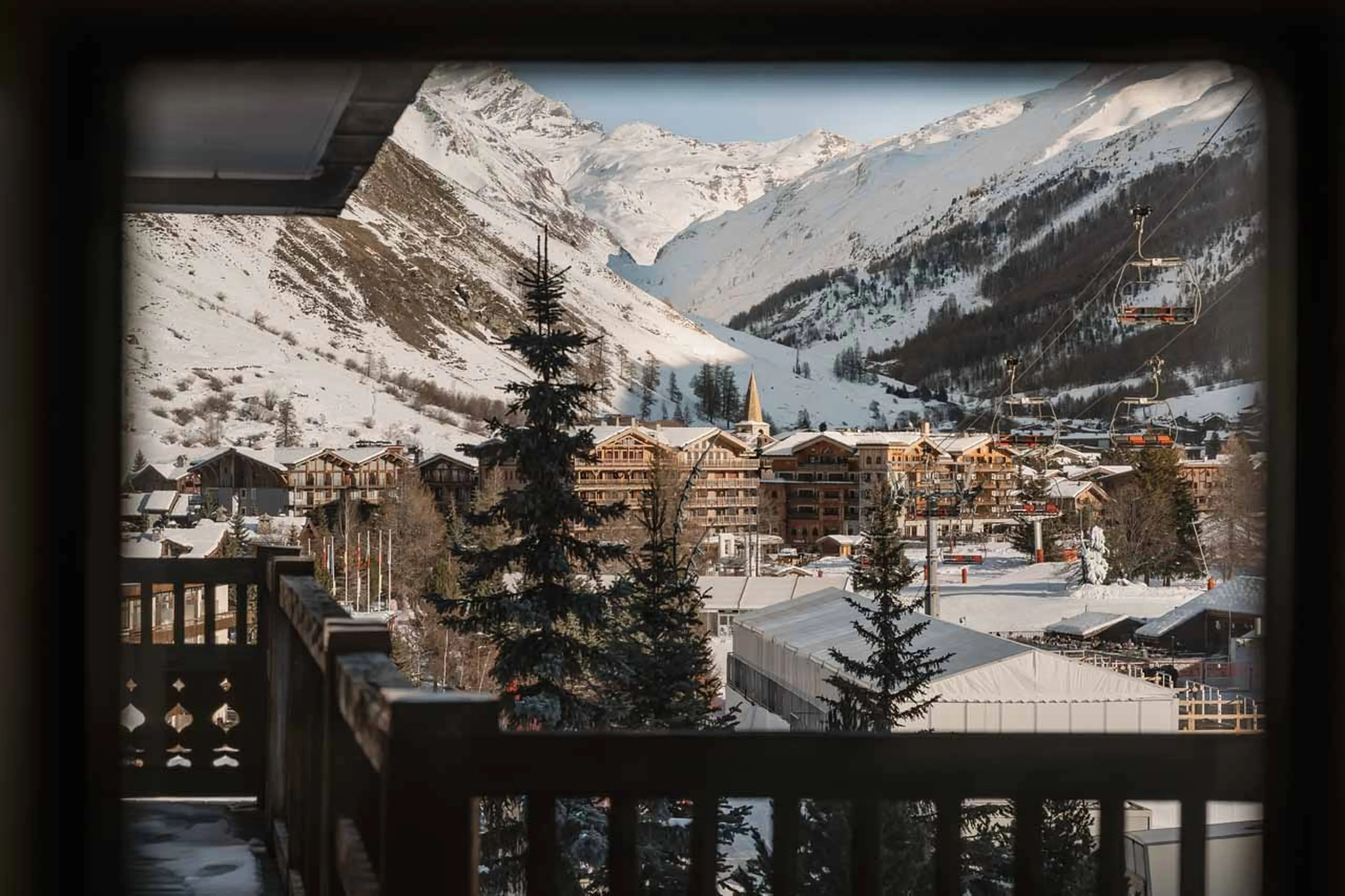 Resort views in Apartment Best View, Val d'Isere