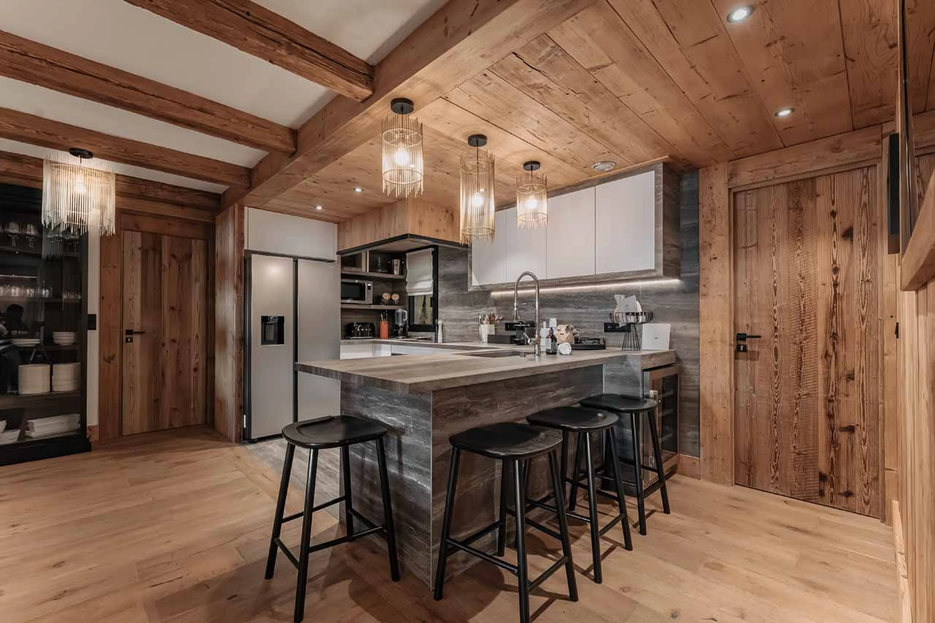 Breakfast bar in Apartment Best View, Val d'Isere