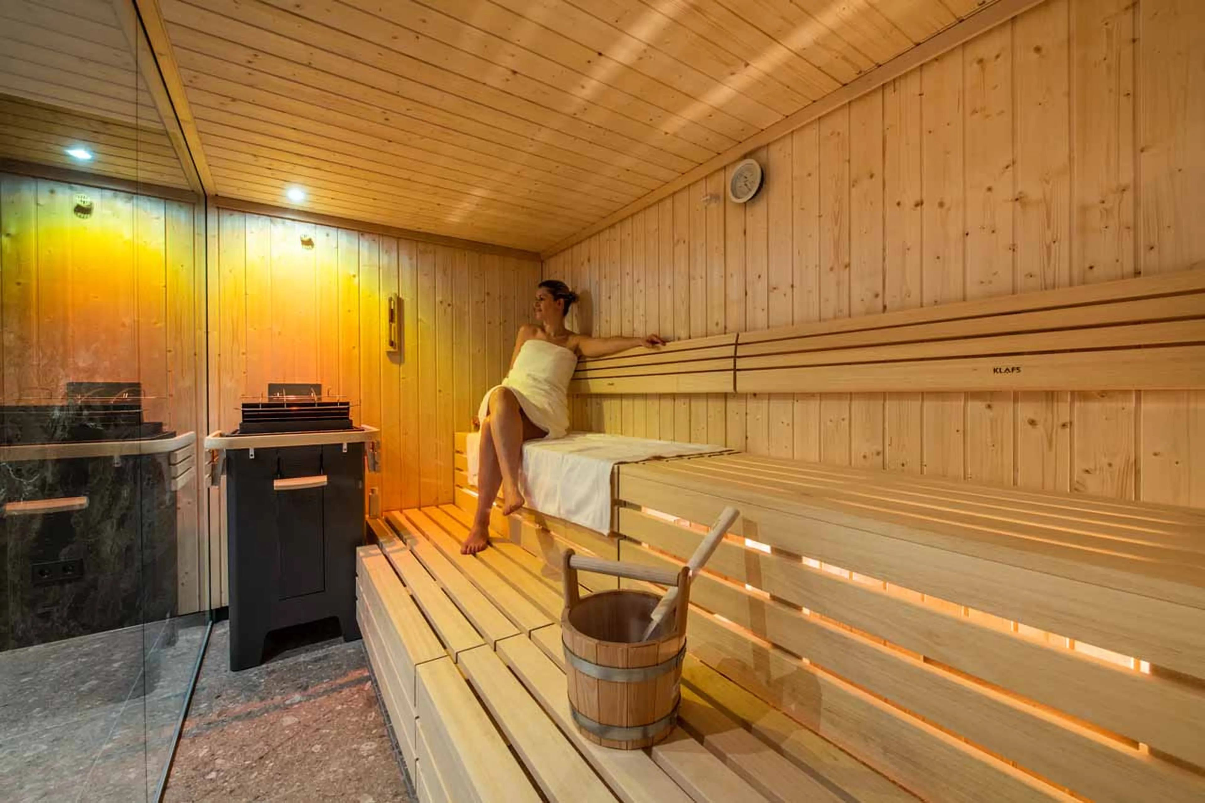 Shared sauna at Apartment Big Tom in St Anton