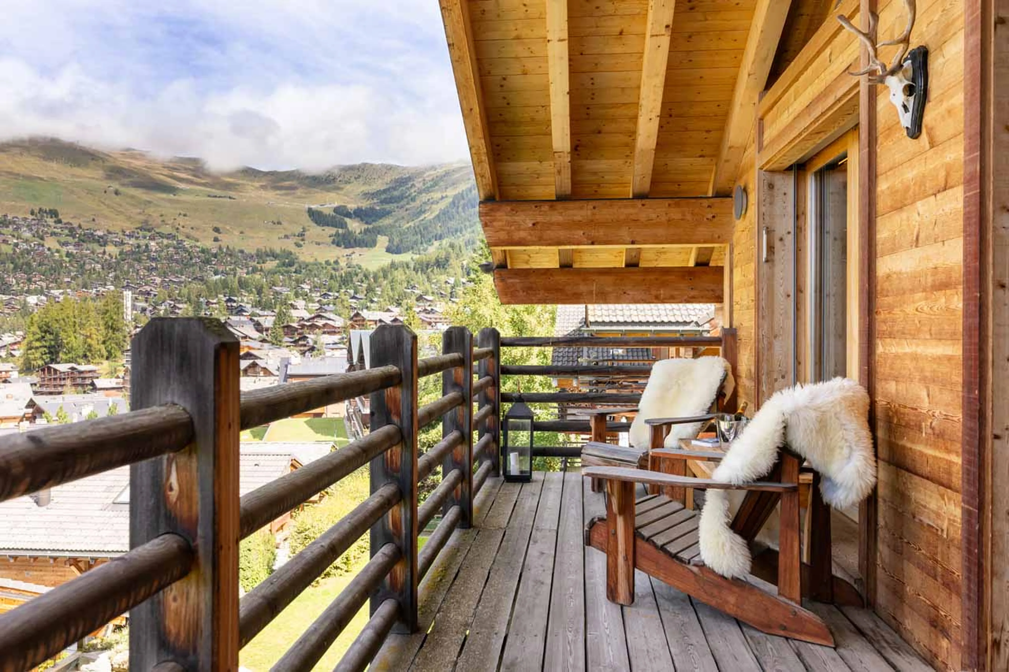 Balcony at Apartment Bisous Bisous in Val d'Isere