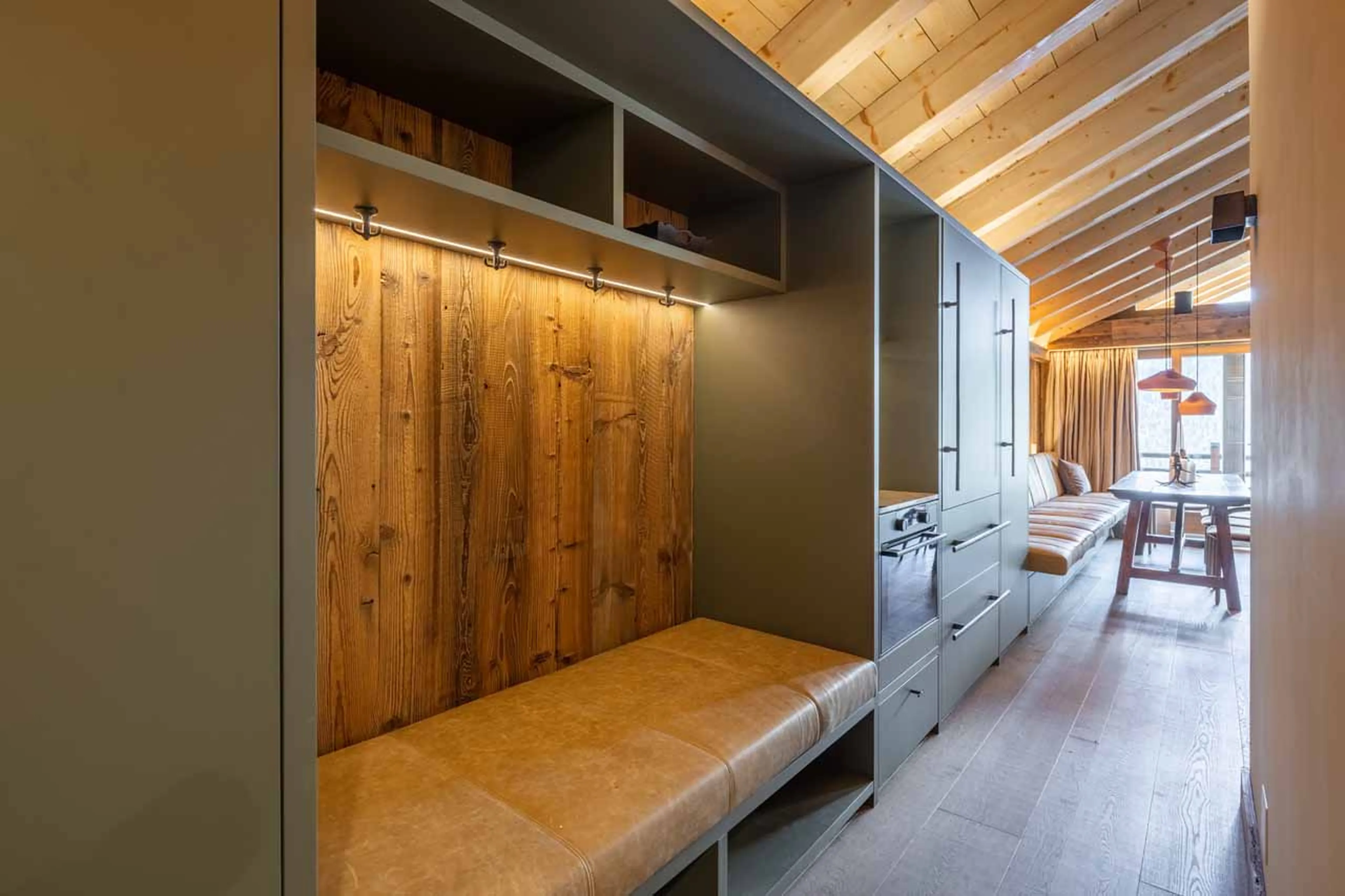 Entrance hall at Apartment Bisous Bisous in Val d'Isere