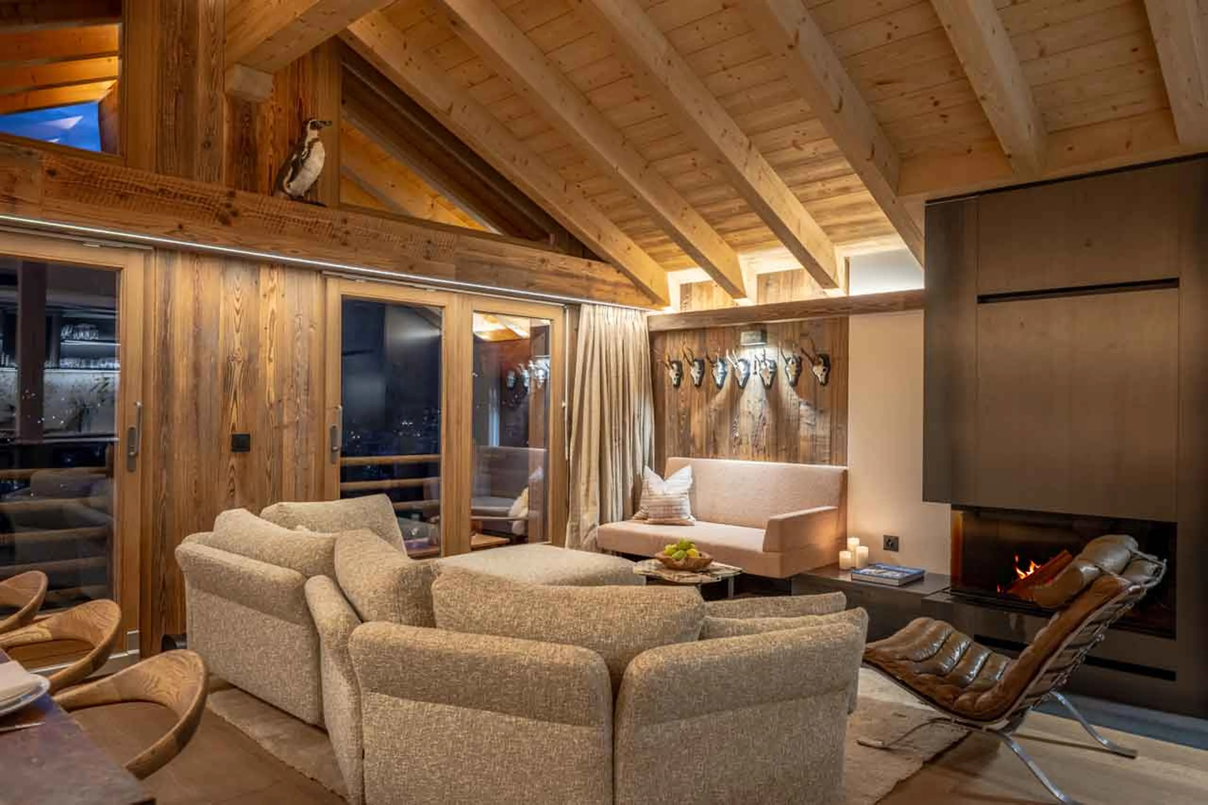 Living area at Apartment Bisous Bisous in Val d'Isere