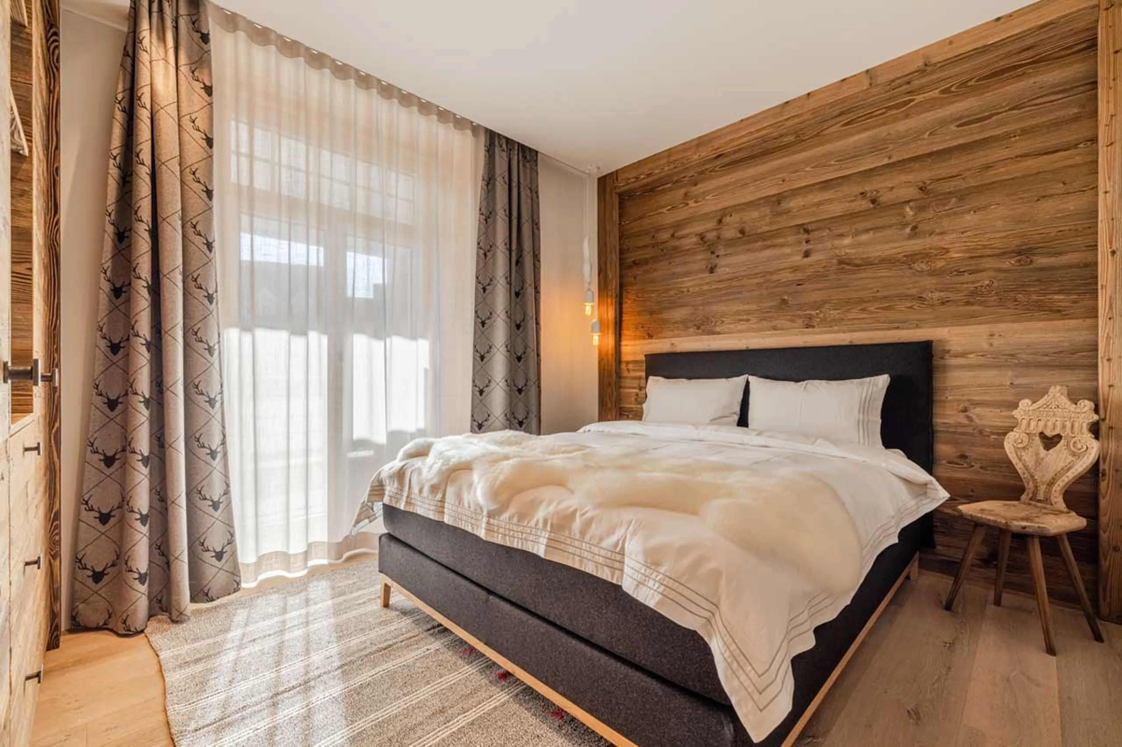 Bedroom three at Apartment Mountain Dream in Davos