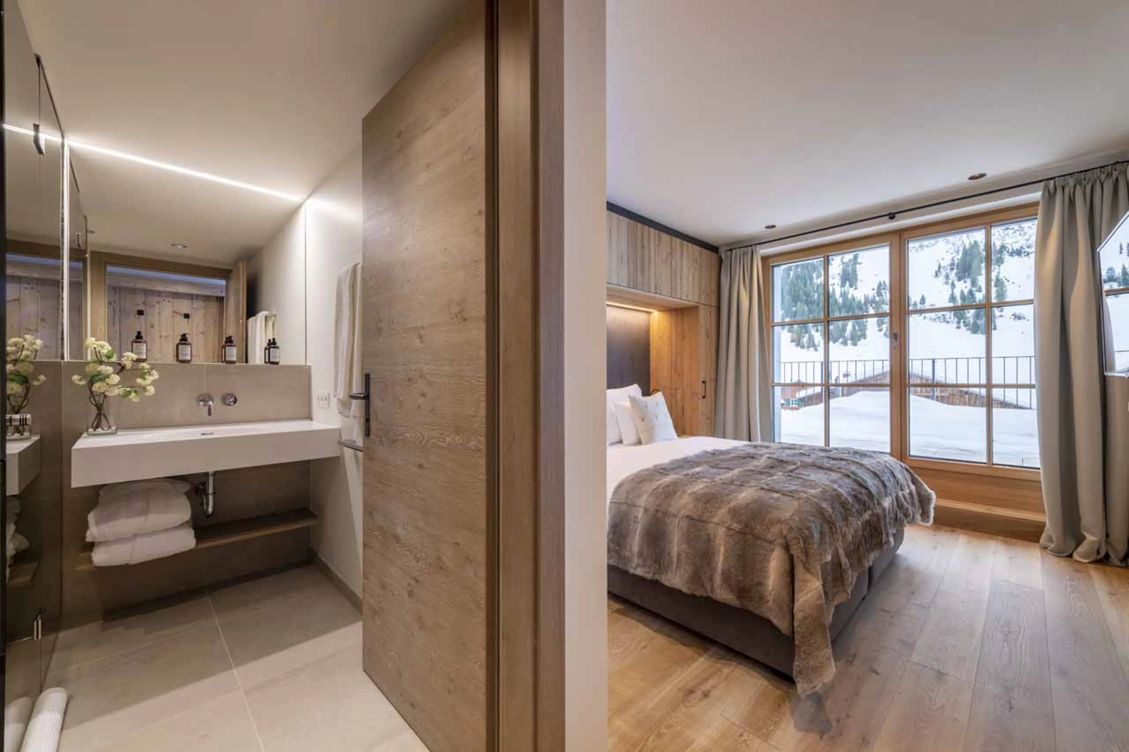 Access to bathroom at Apartment Brunnenhof 1 in Lech