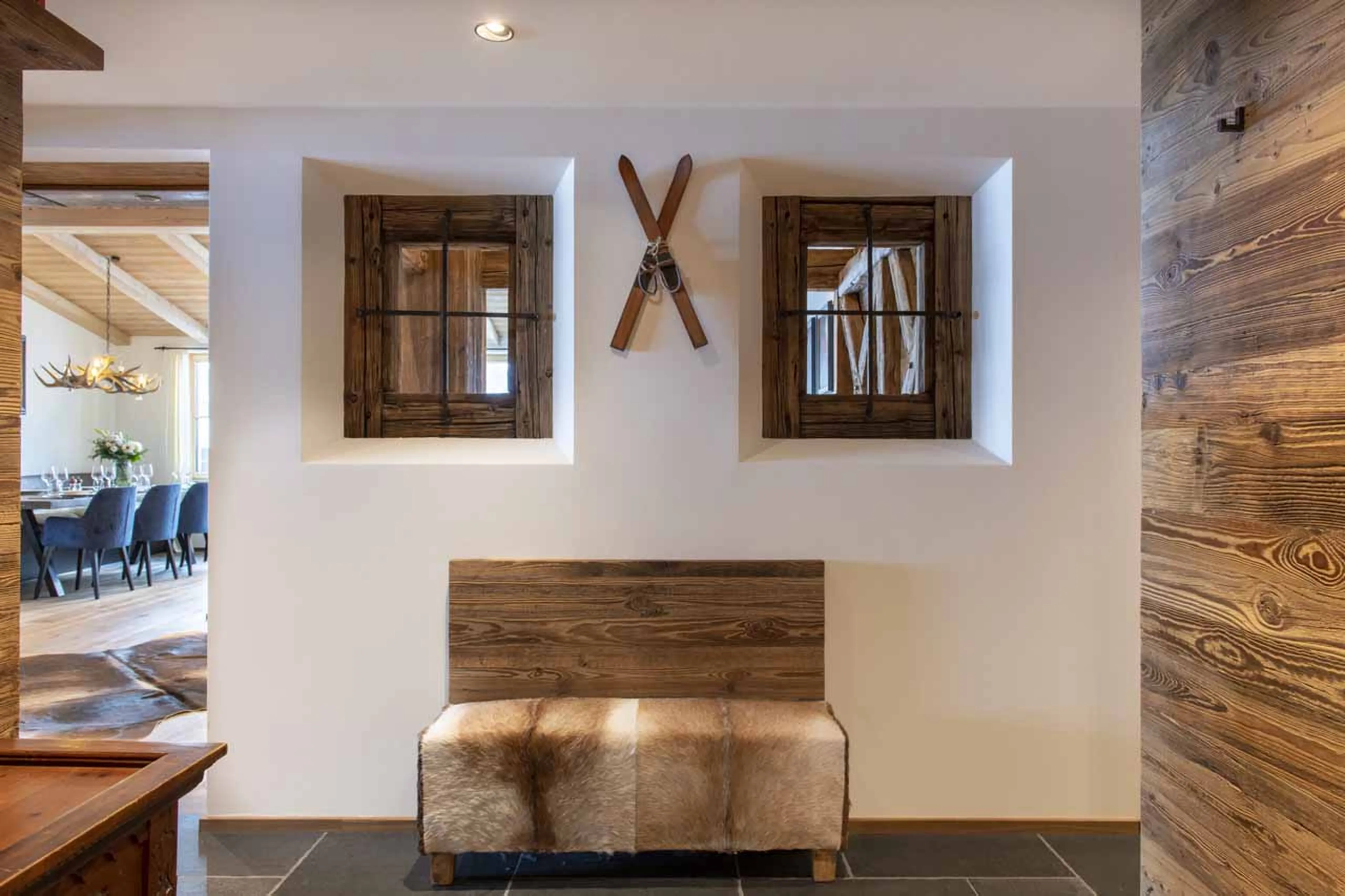 Entrance hall at Apartment Brunnenhof 11 in Lech