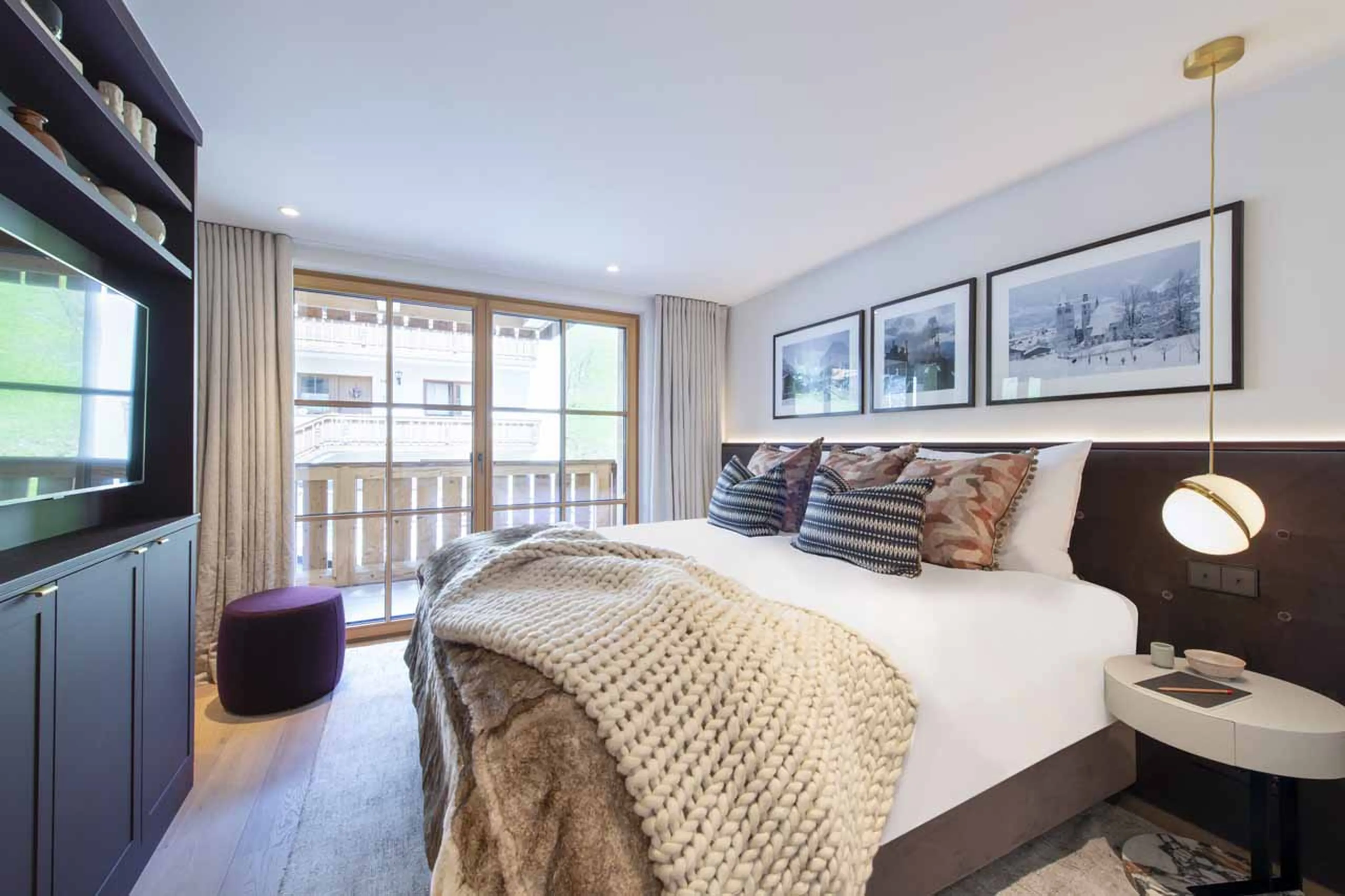 Bedroom three at Apartment Brunnenhof 12 in Lech