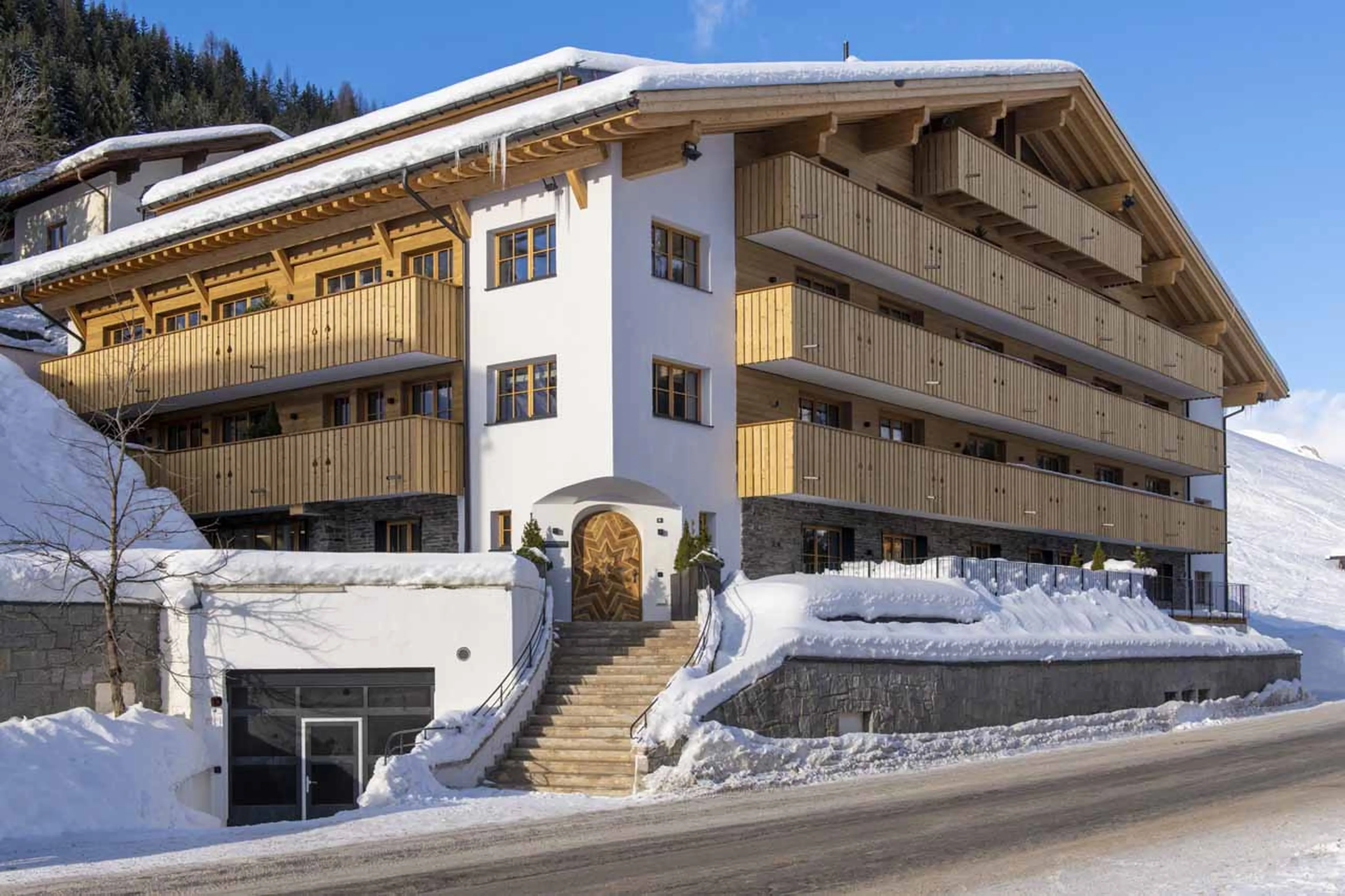Exterior of Brunnenhof Penthouse in Lech