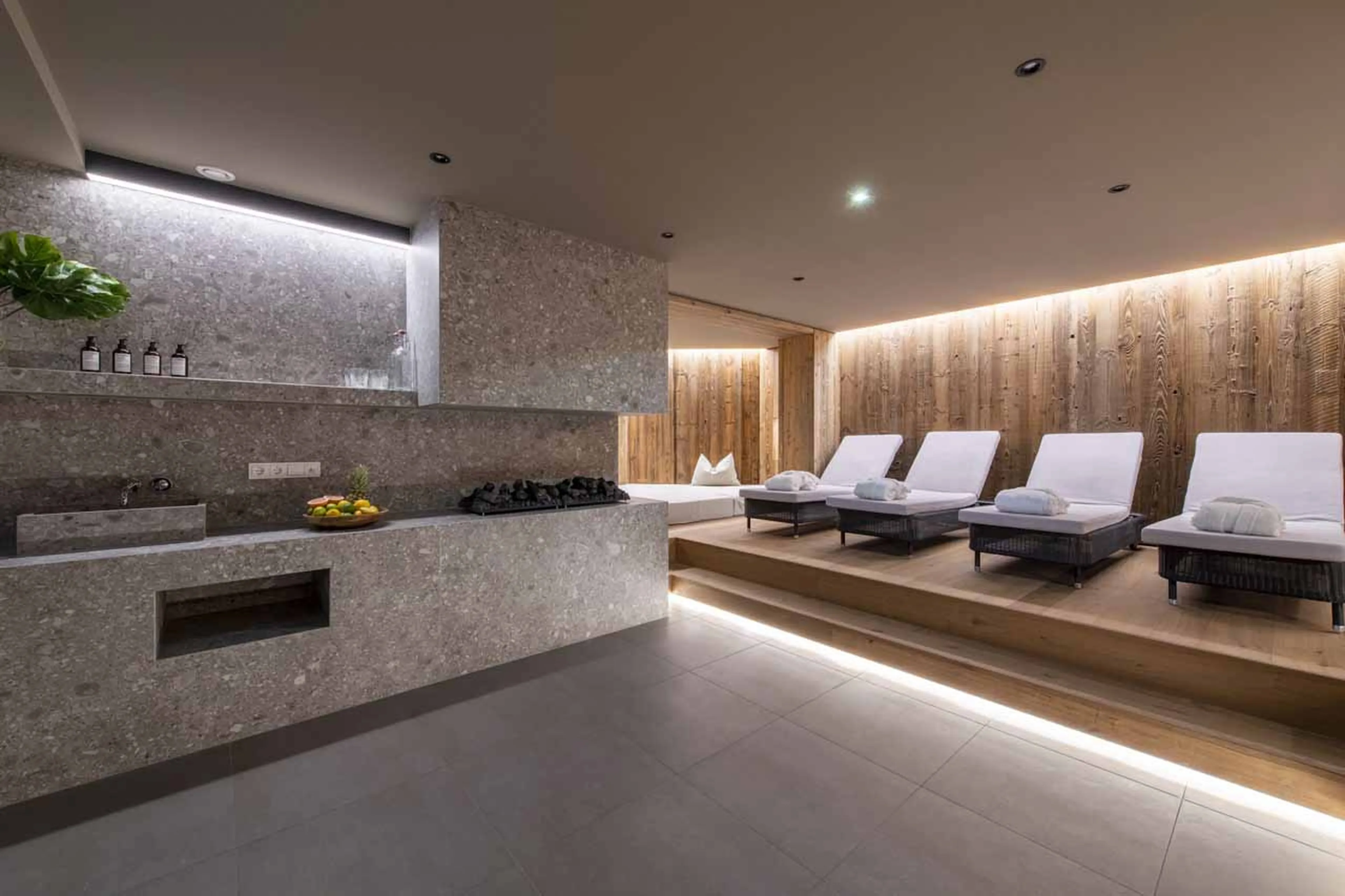 Spa area at Apartment Brunnenhof 5 in Lech