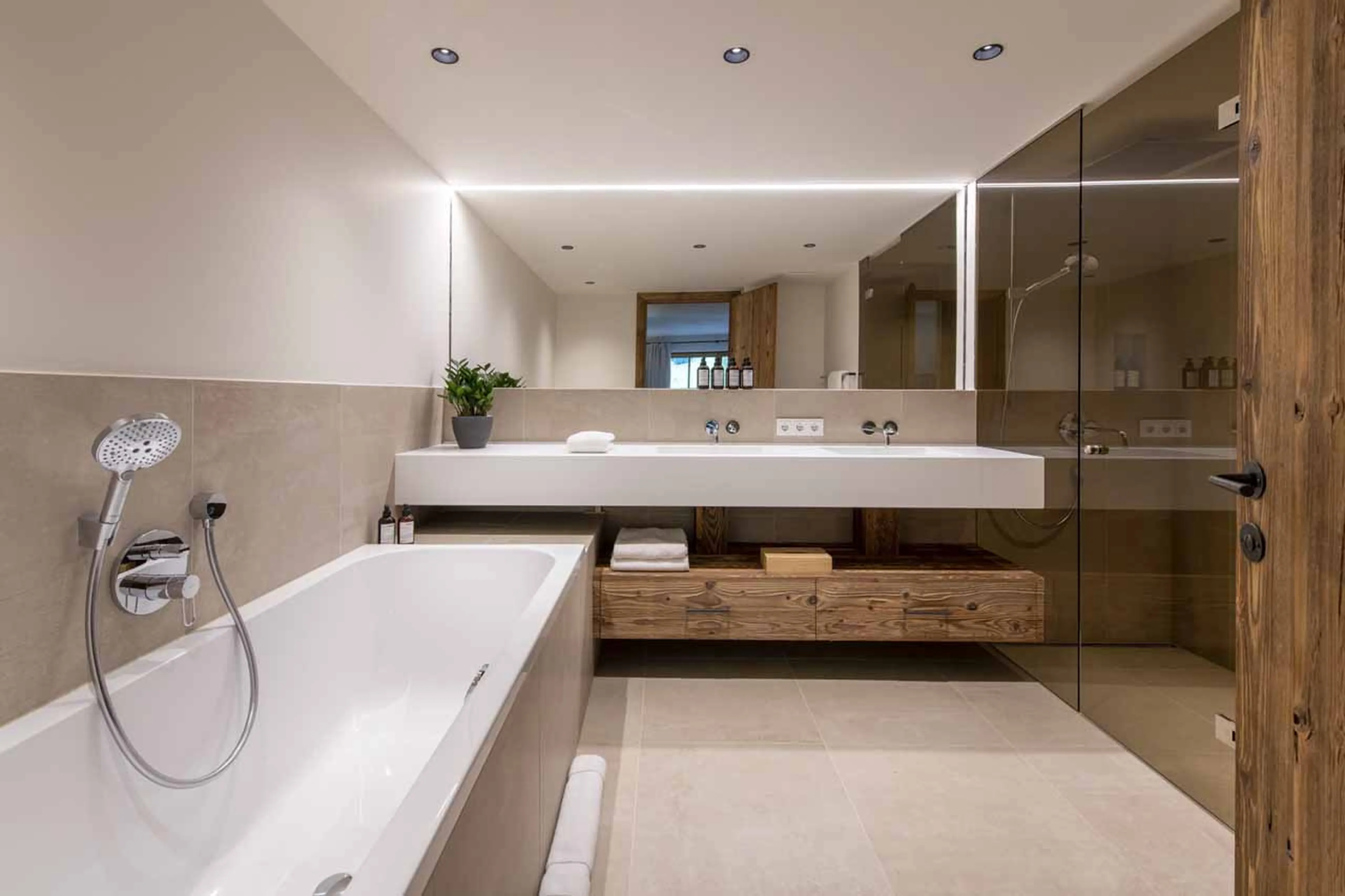 Bathroom one at Apartment Brunnenhof 6 in Lech