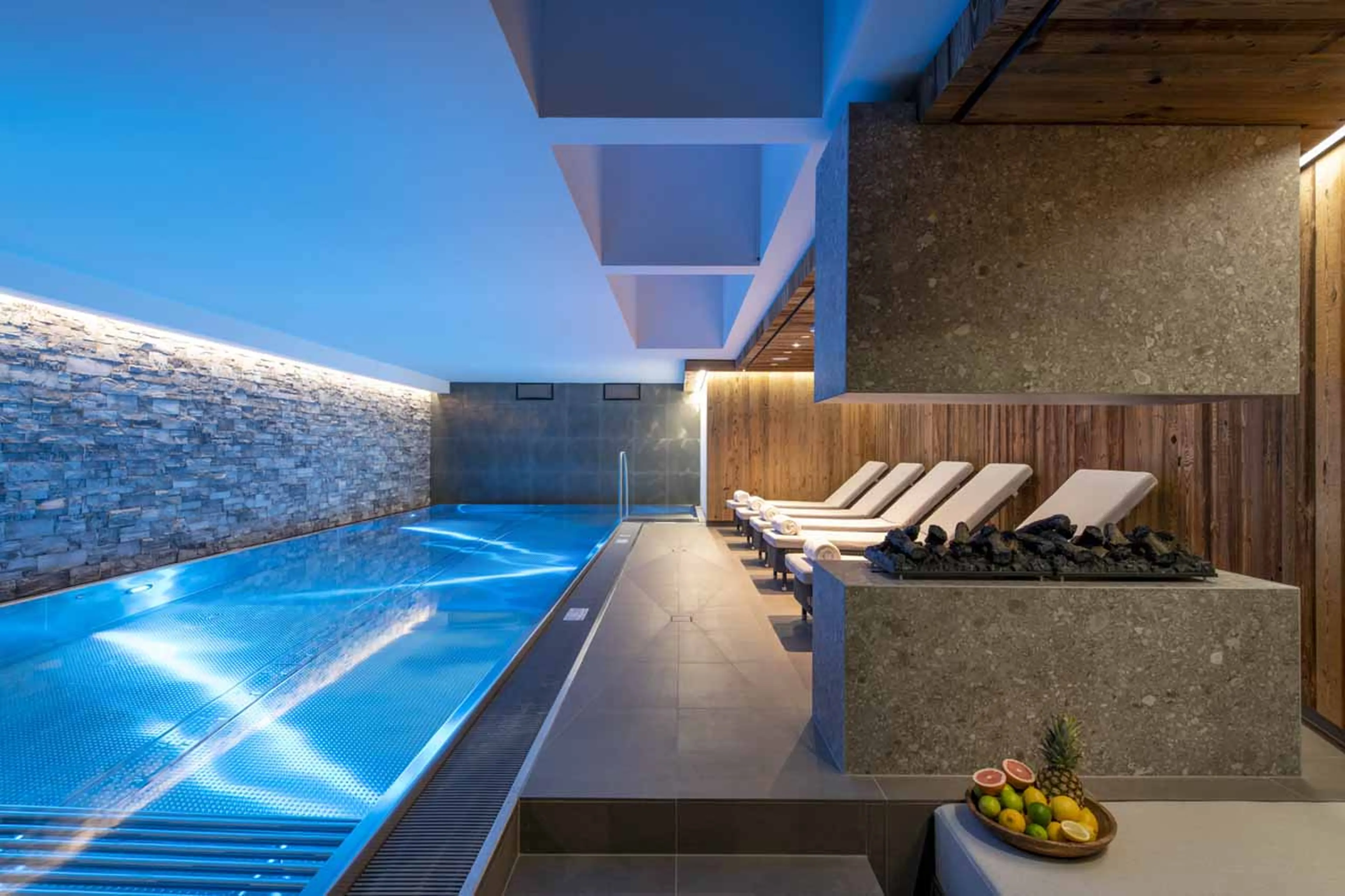 Shared spa at  Apartment Brunnenhof 7 in Lech