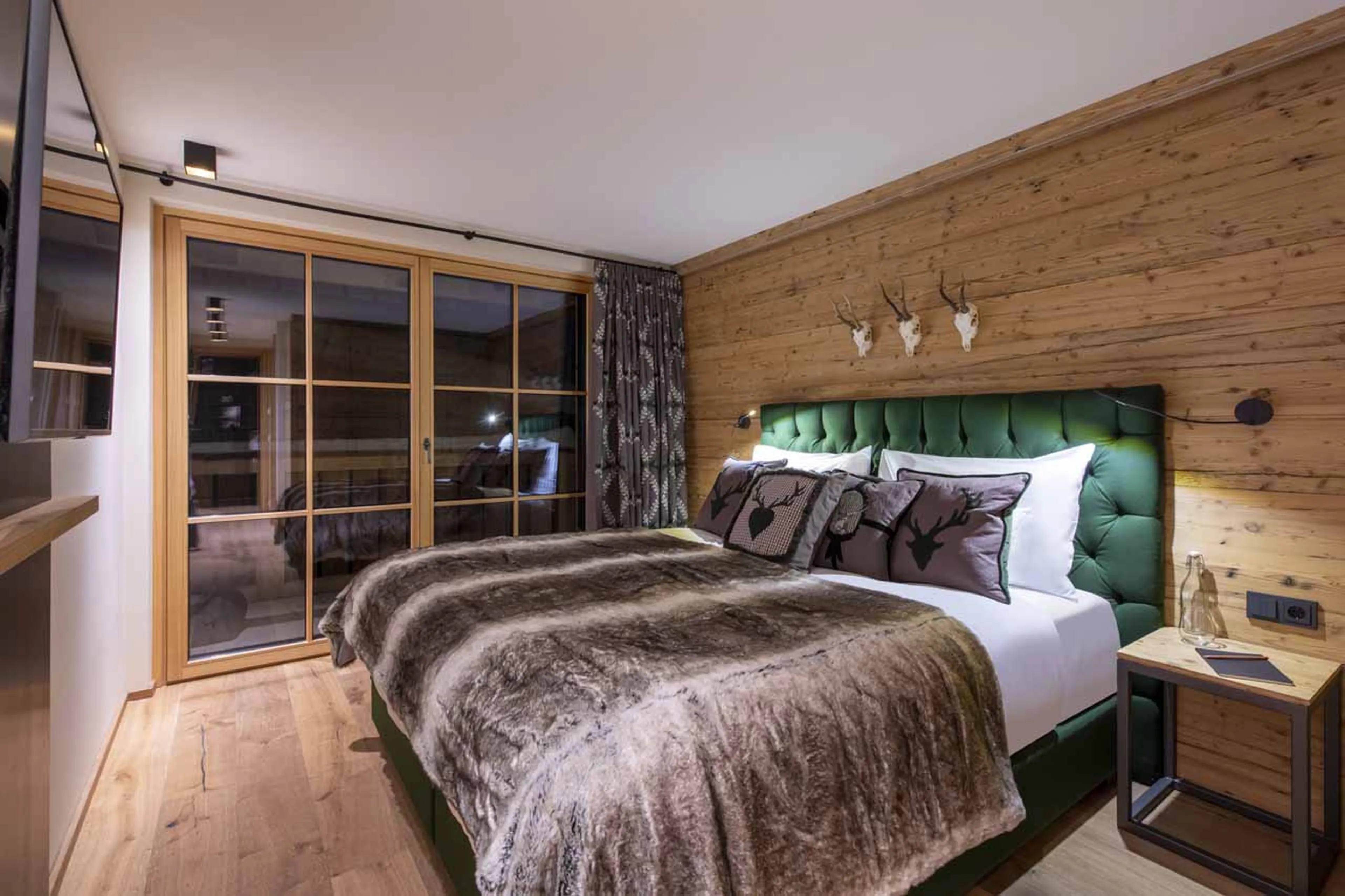 Bedroom two at Apartment Brunnenhof 9 in Lech