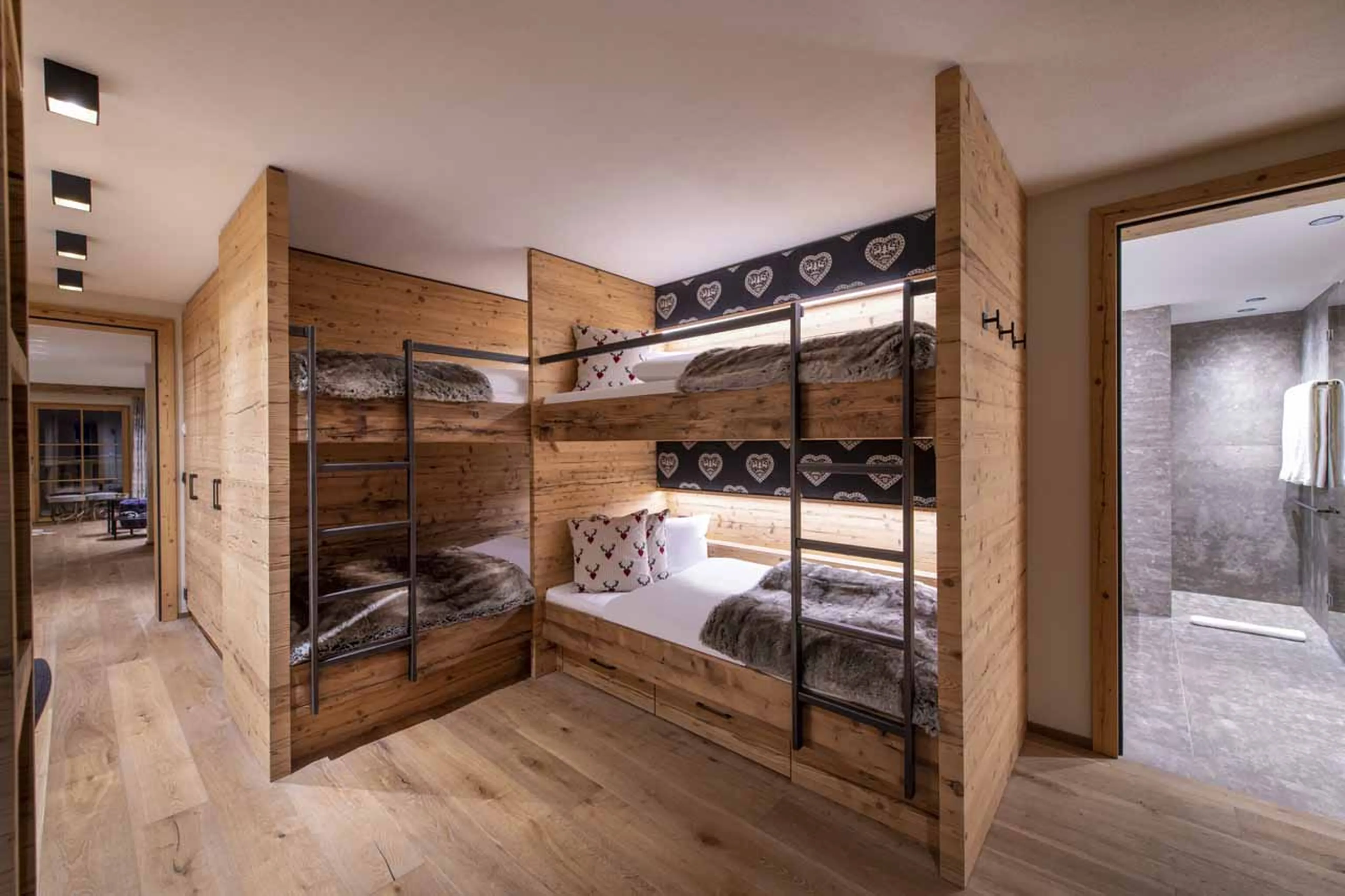 Bedroom three at Apartment Brunnenhof 9 in Lech