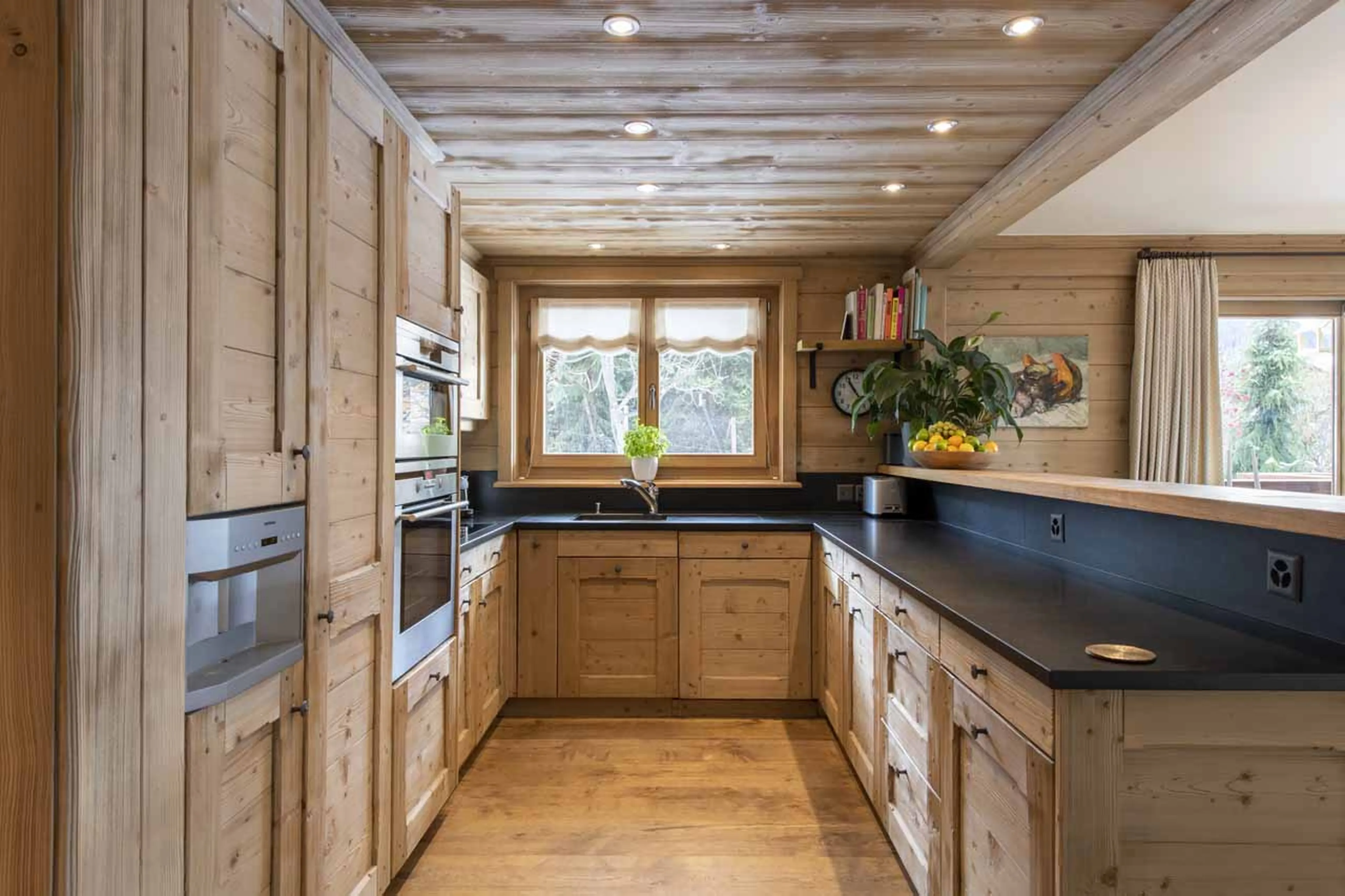 Modern kitchen at Apartment Cantarella in Verbier