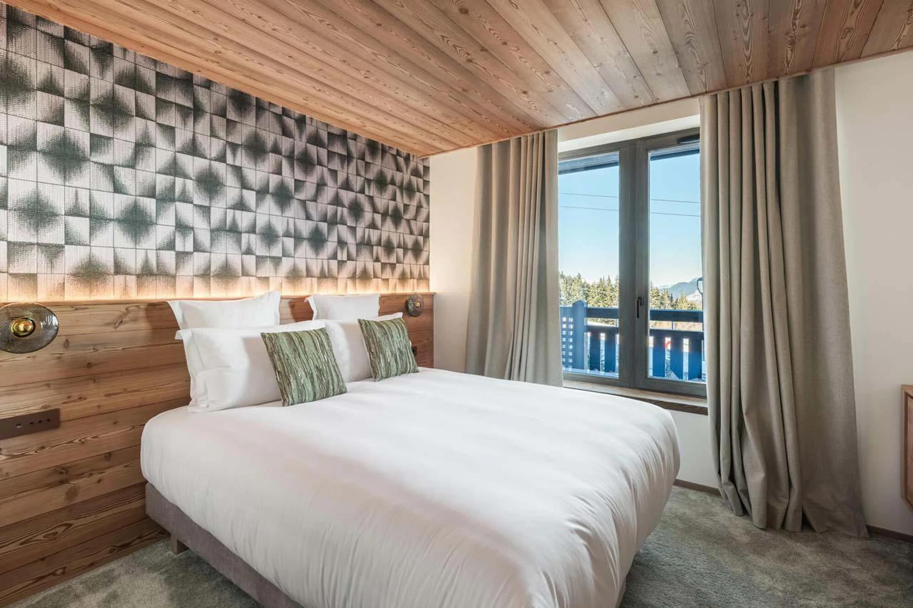 Bedroom at Apartment Castano in Courchevel 1850