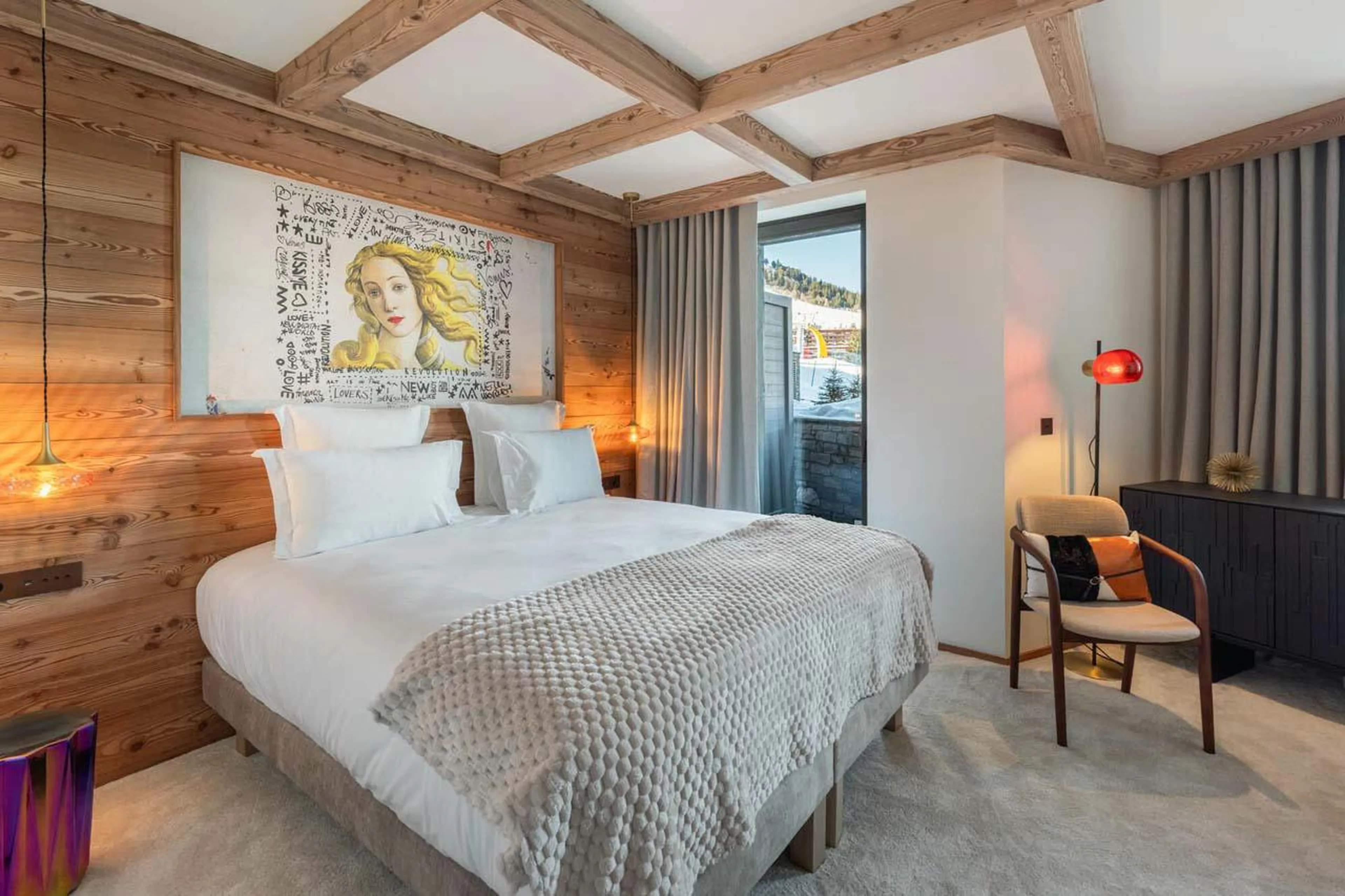 Bedroom at Apartment Castano in Courchevel 1850
