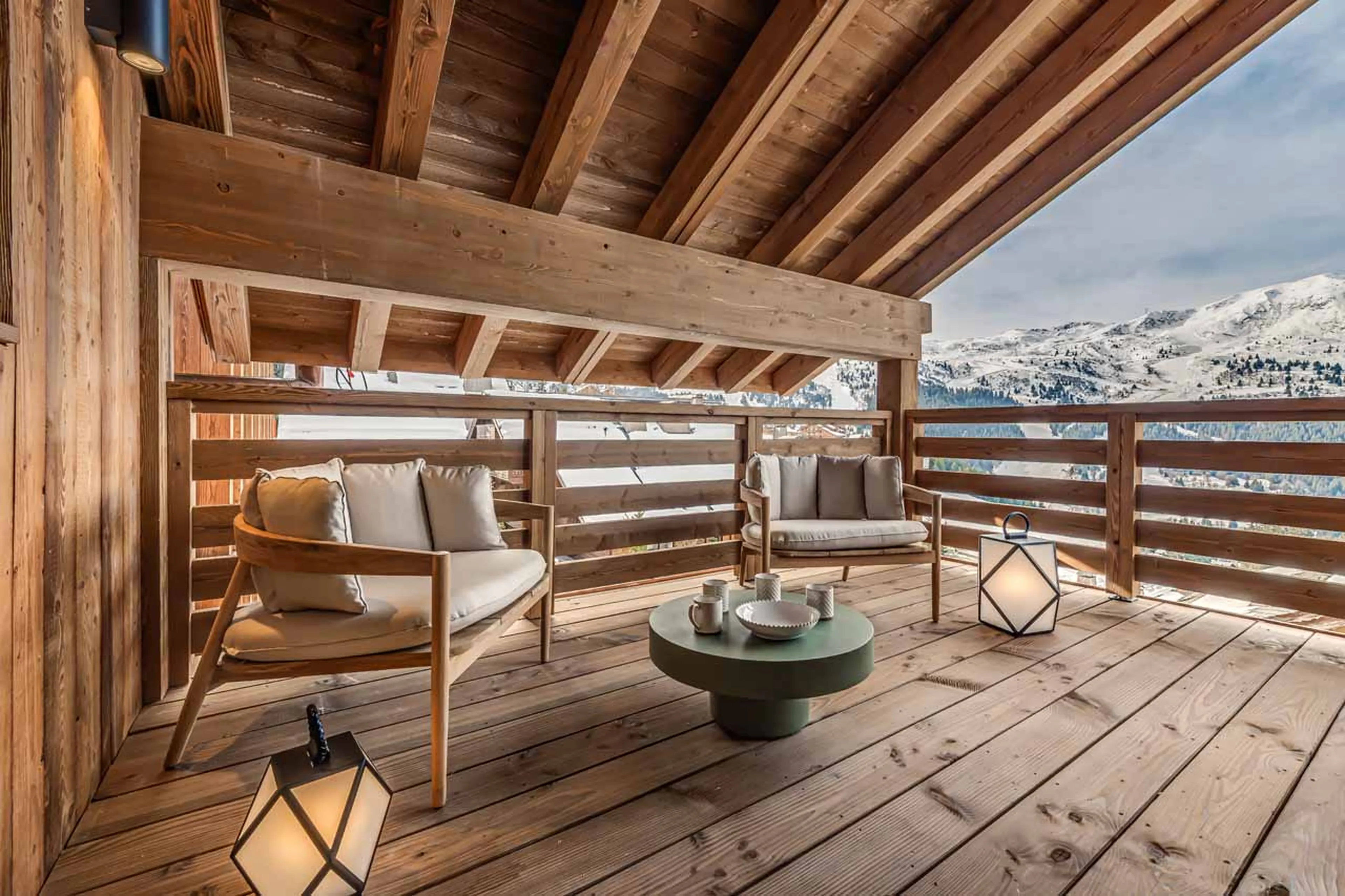 Balcony at Apartment Champlain in Meribel
