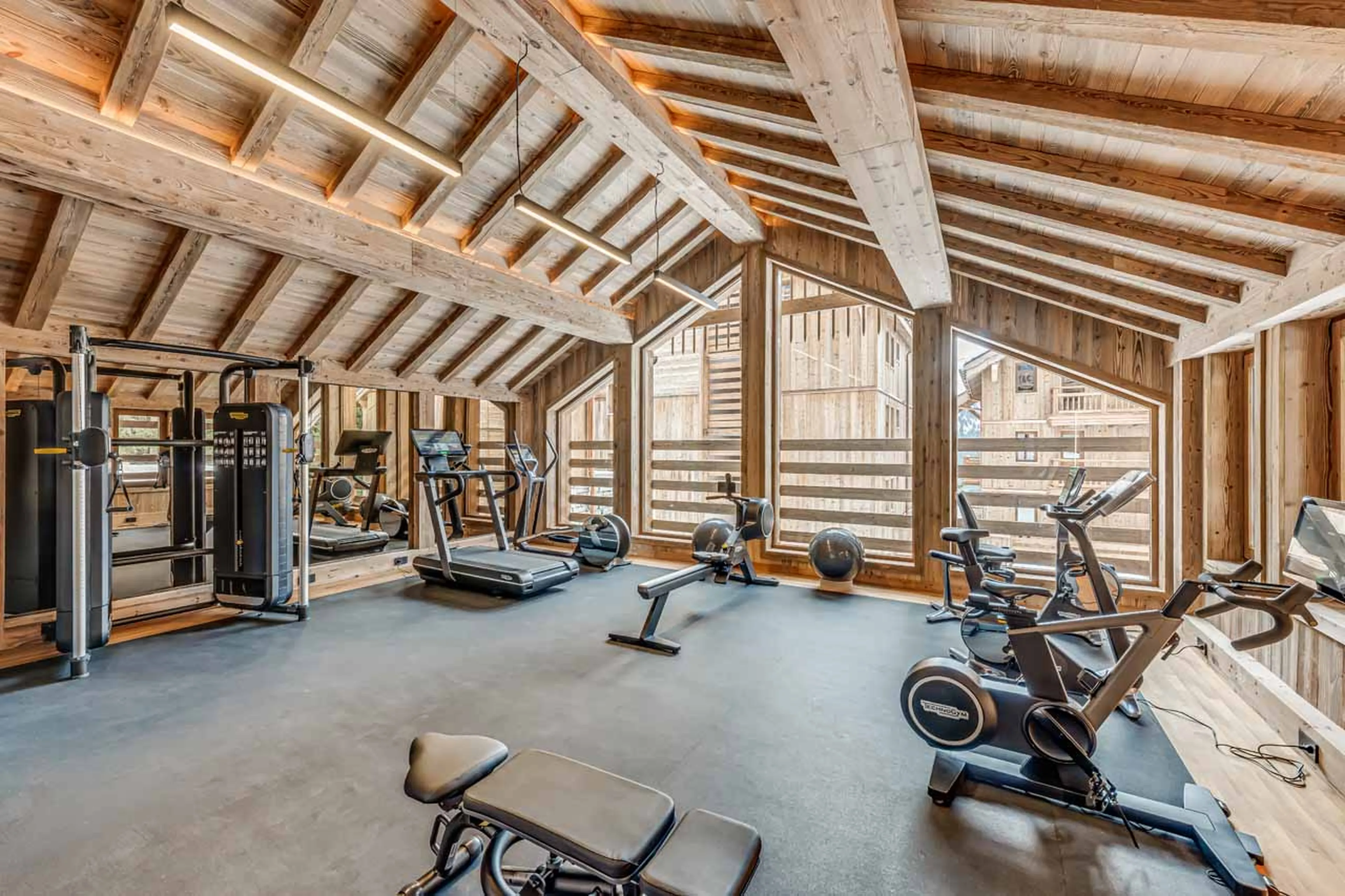 Gym at Apartment Champlain in Meribel