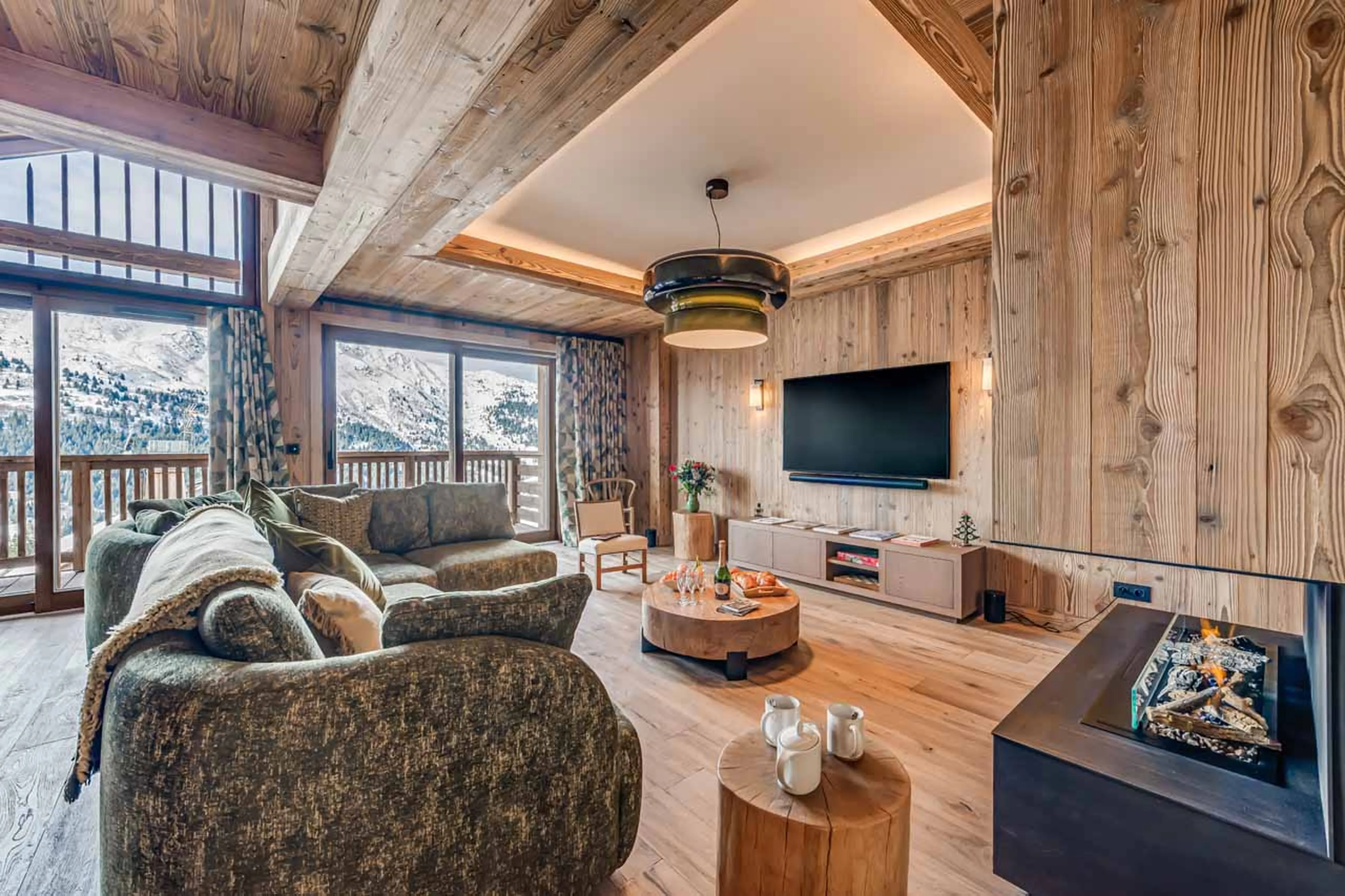 Living area at Apartment Champlain in Meribel