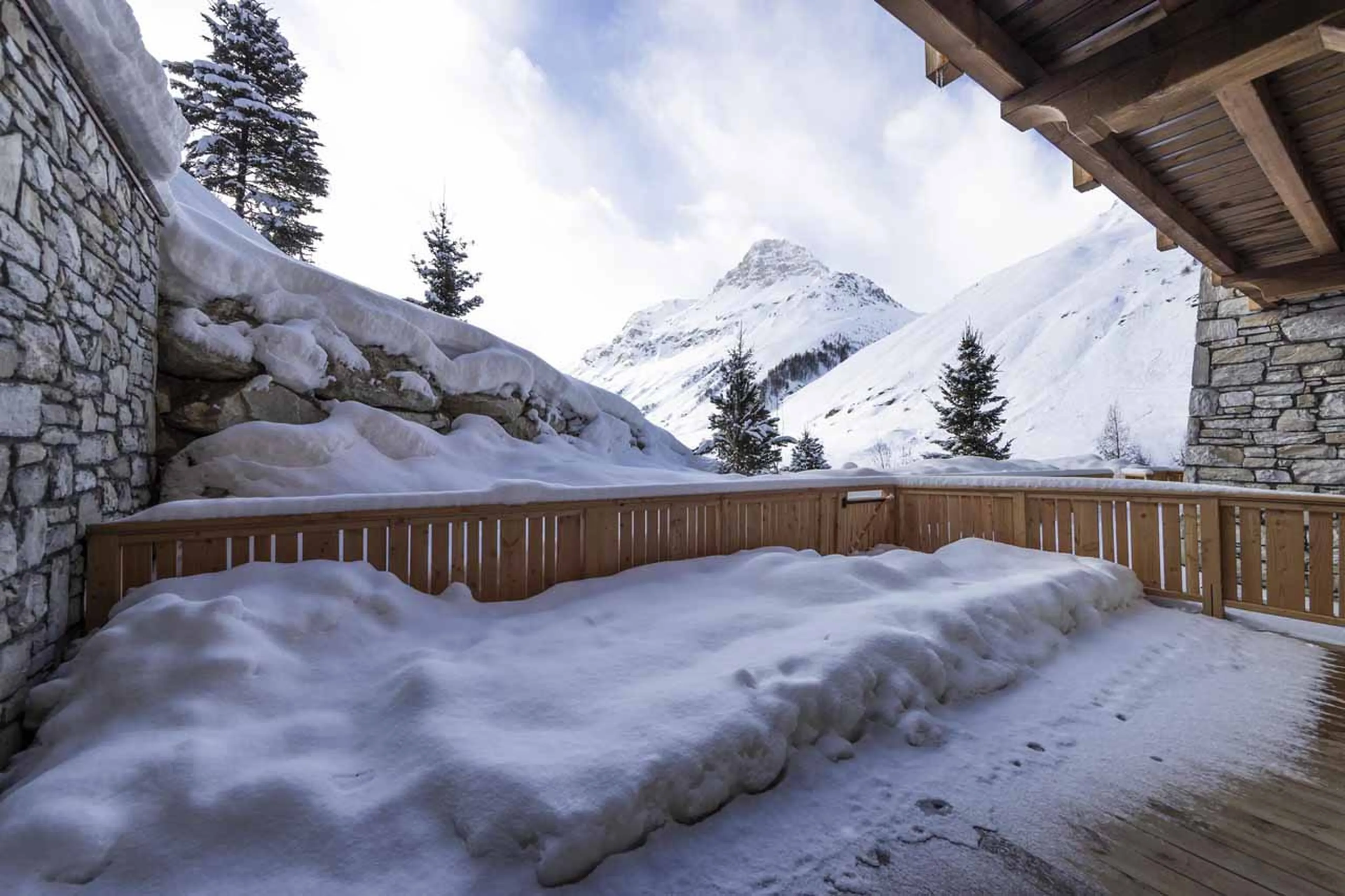 Balcony at Apartment Chardon 101 in Val d'Isere