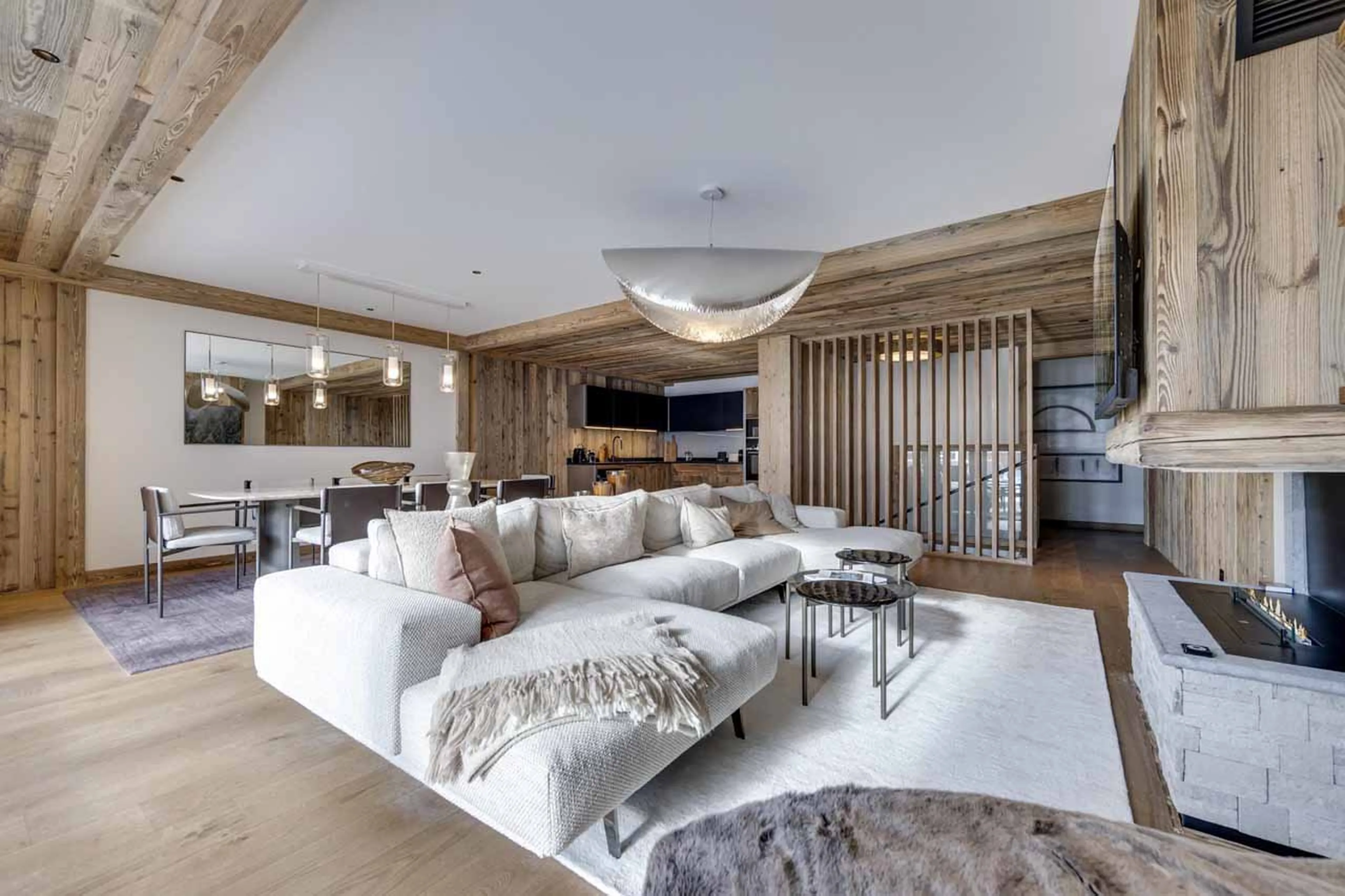Open living area at Apartment Chardon 102 in Val d'Isere