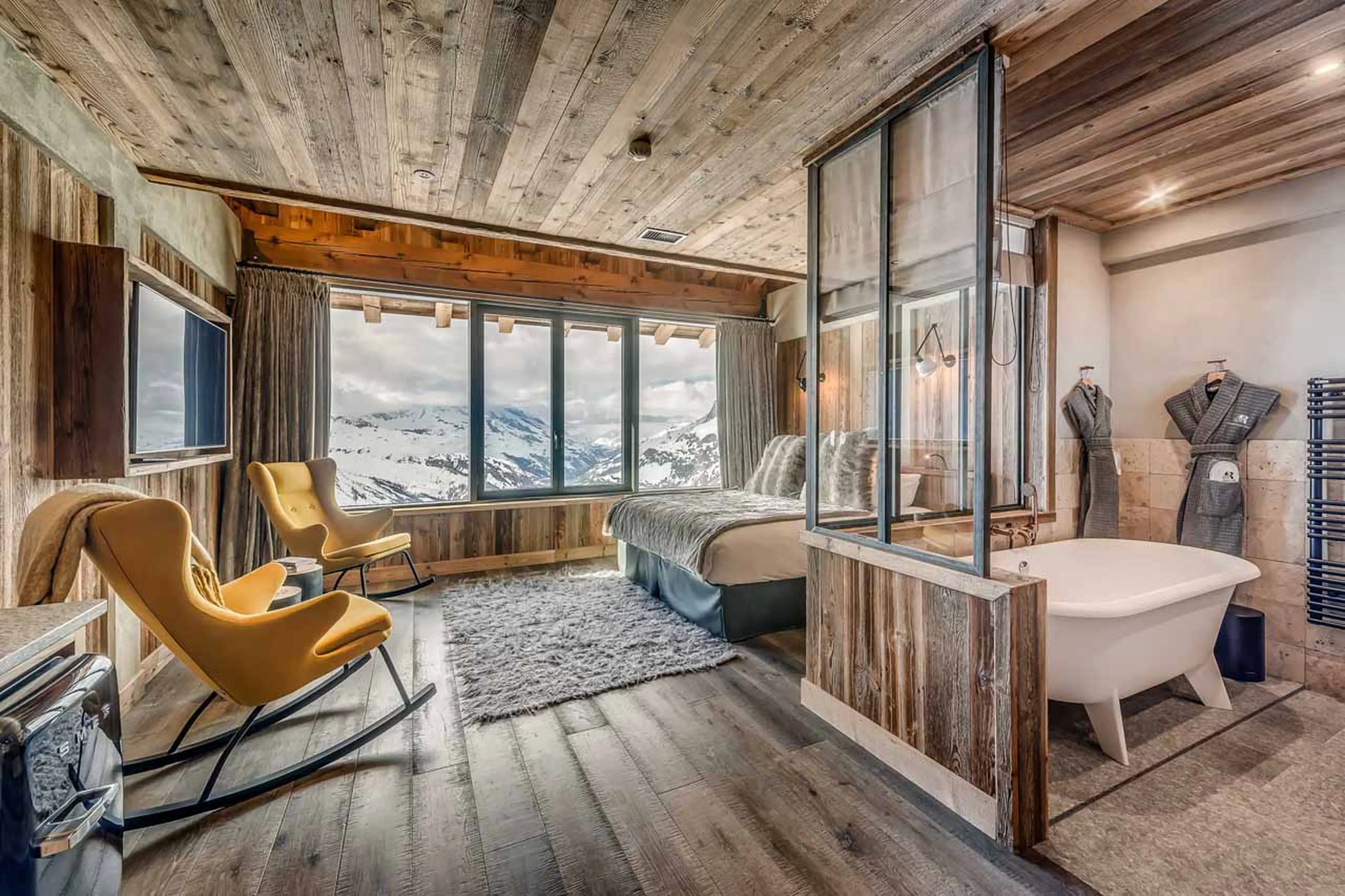 Bedroom two at Apartment Charvet in Val d'Isere