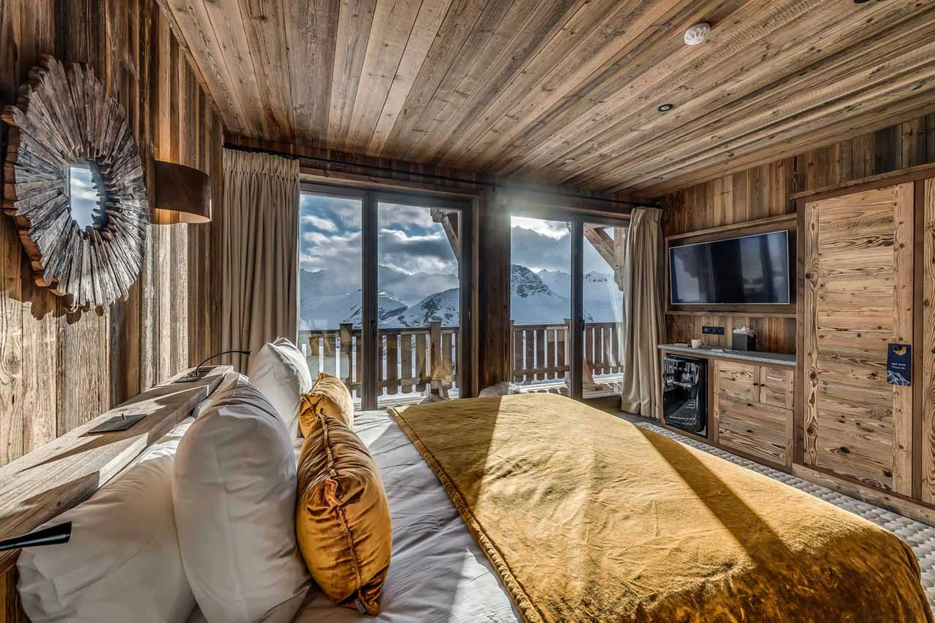 Bedroom four at Apartment Charvet in Val d'Isere