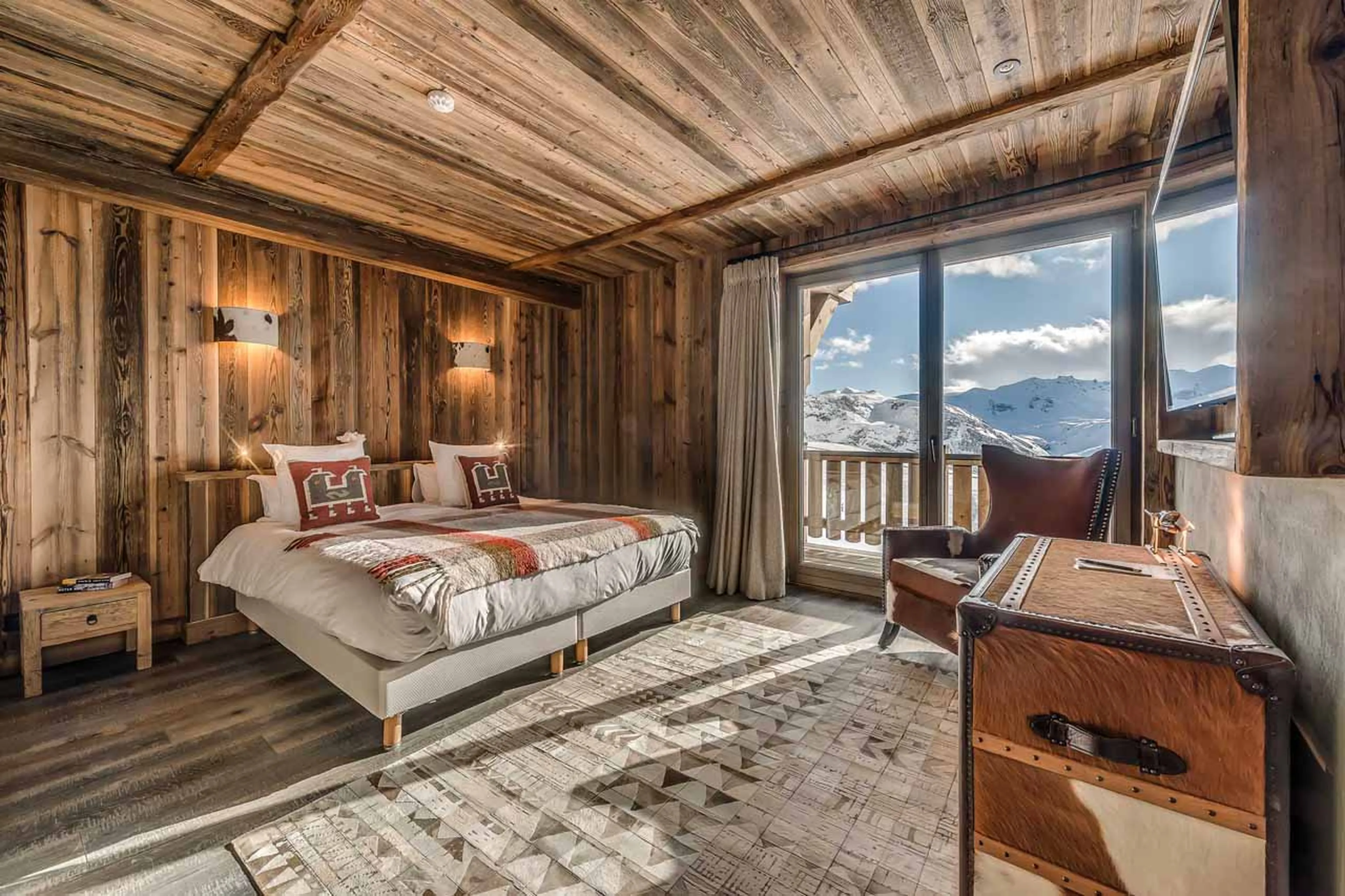 Bedroom five at Apartment Charvet in Val d'Isere