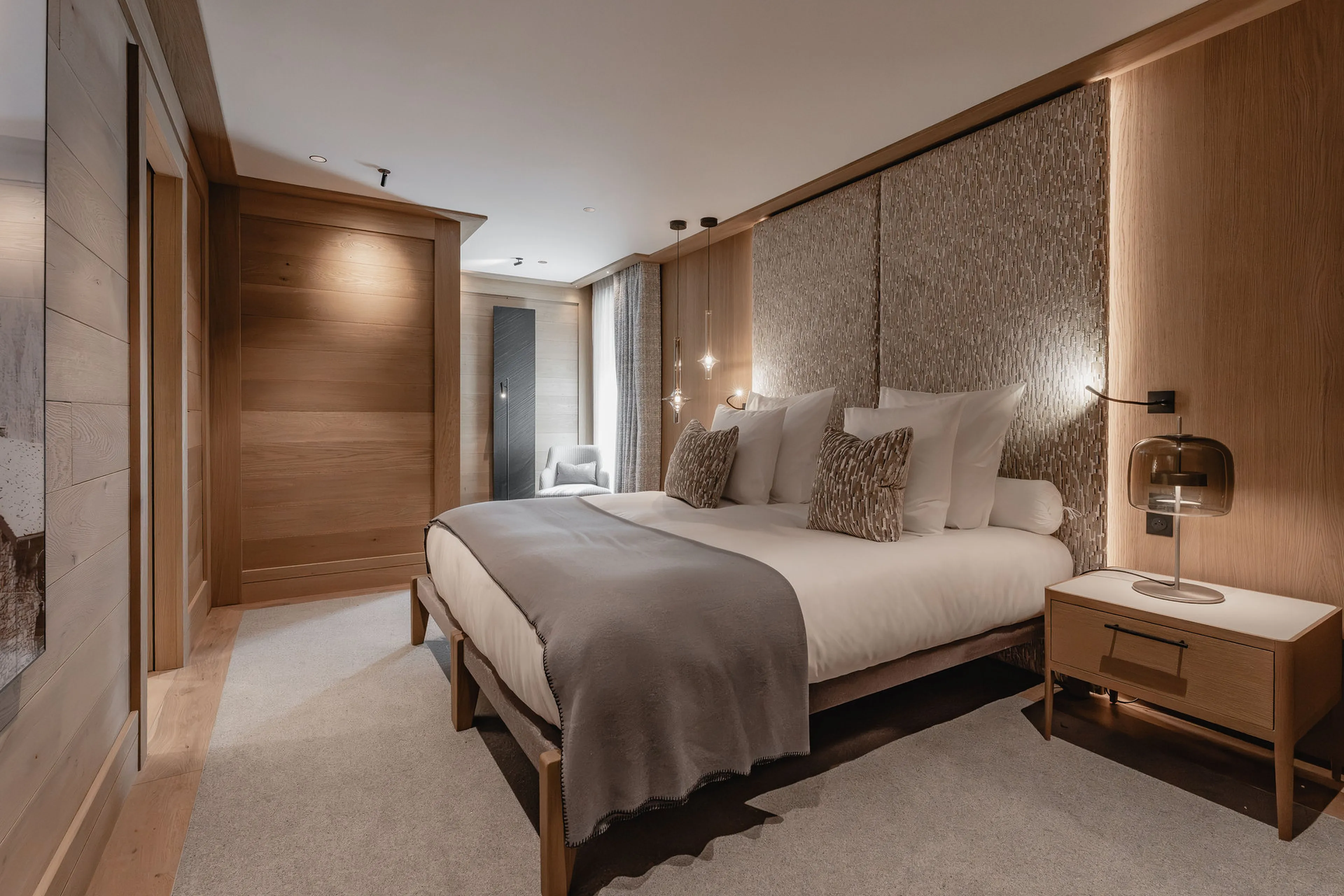 Bedroom 1 at Apartment L'Enjopa in Val d'Isere