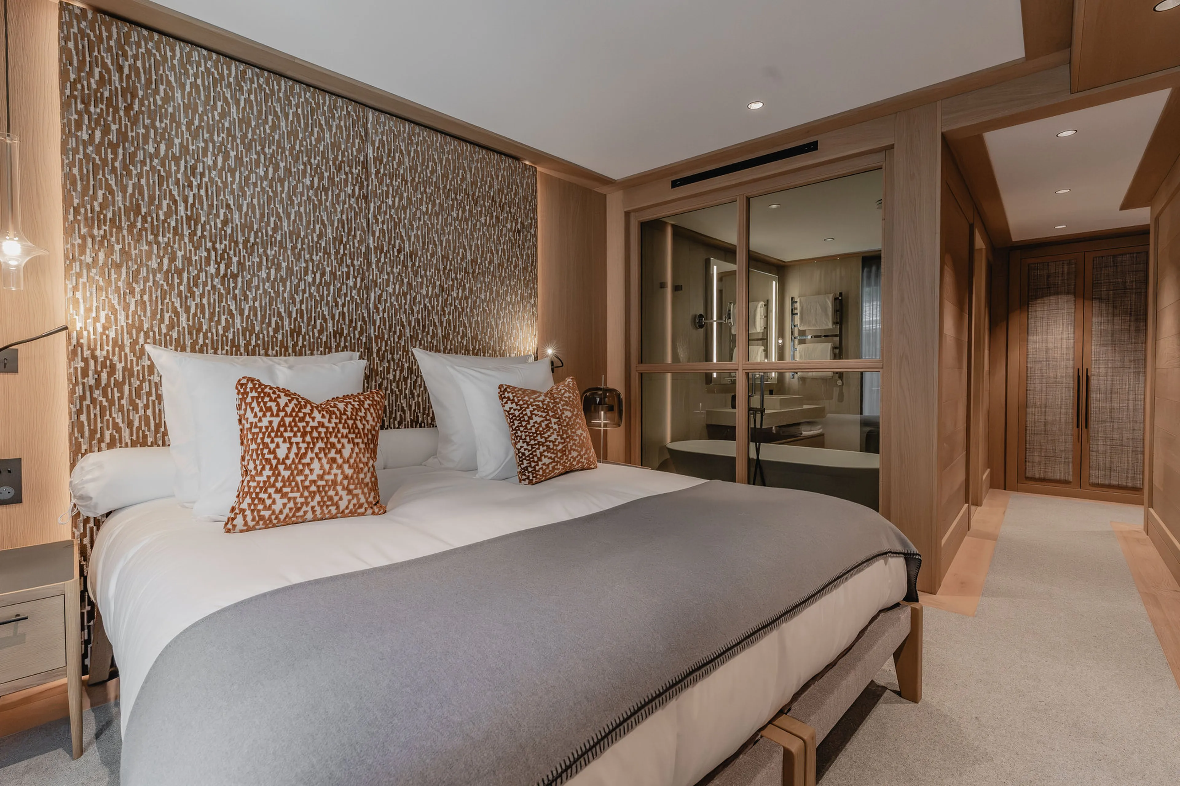 Bedroom 3 bed at Apartment L'Enjopa in Val d'Isere