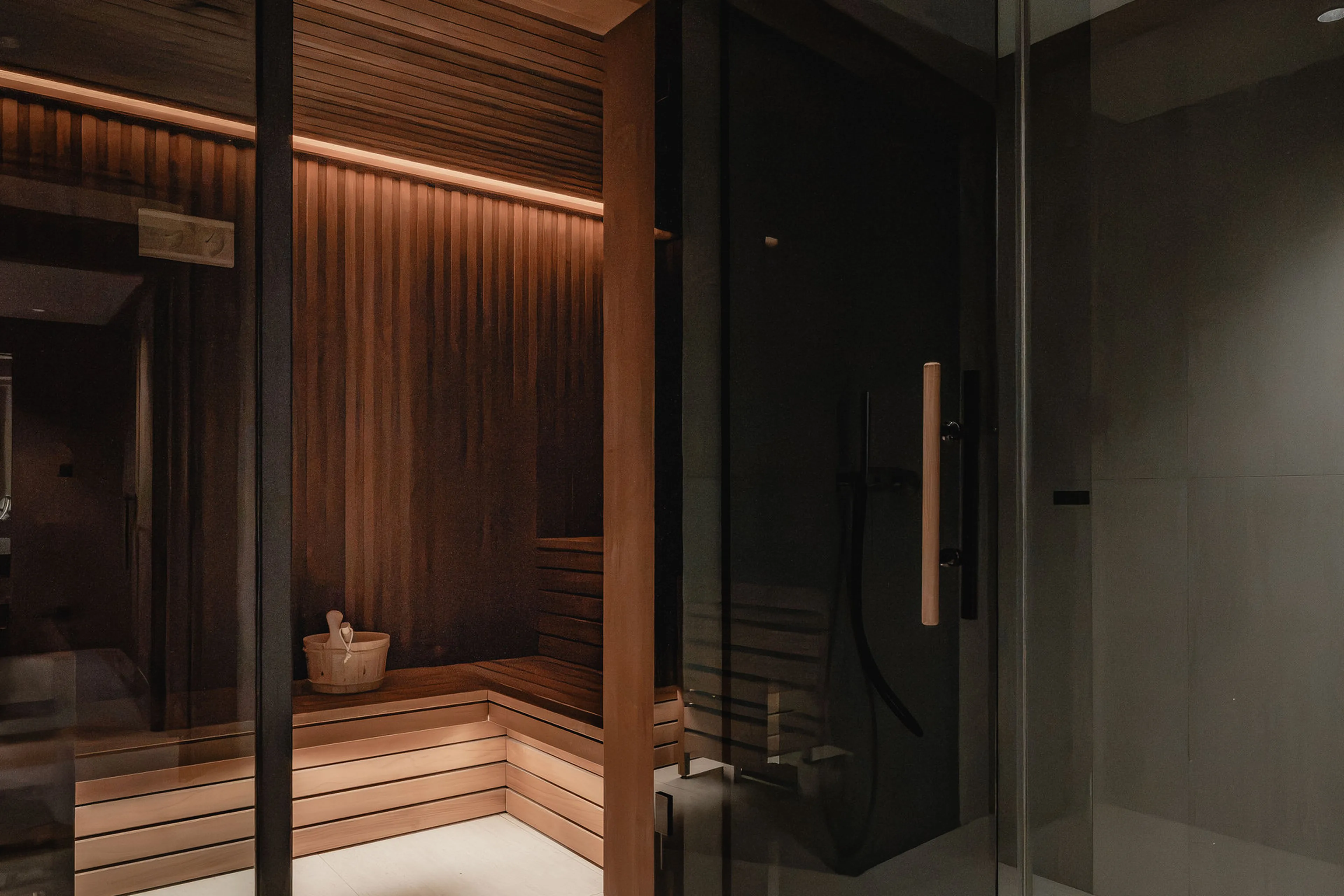 Sauna at Apartment L'Enjopa in Val d'Isere