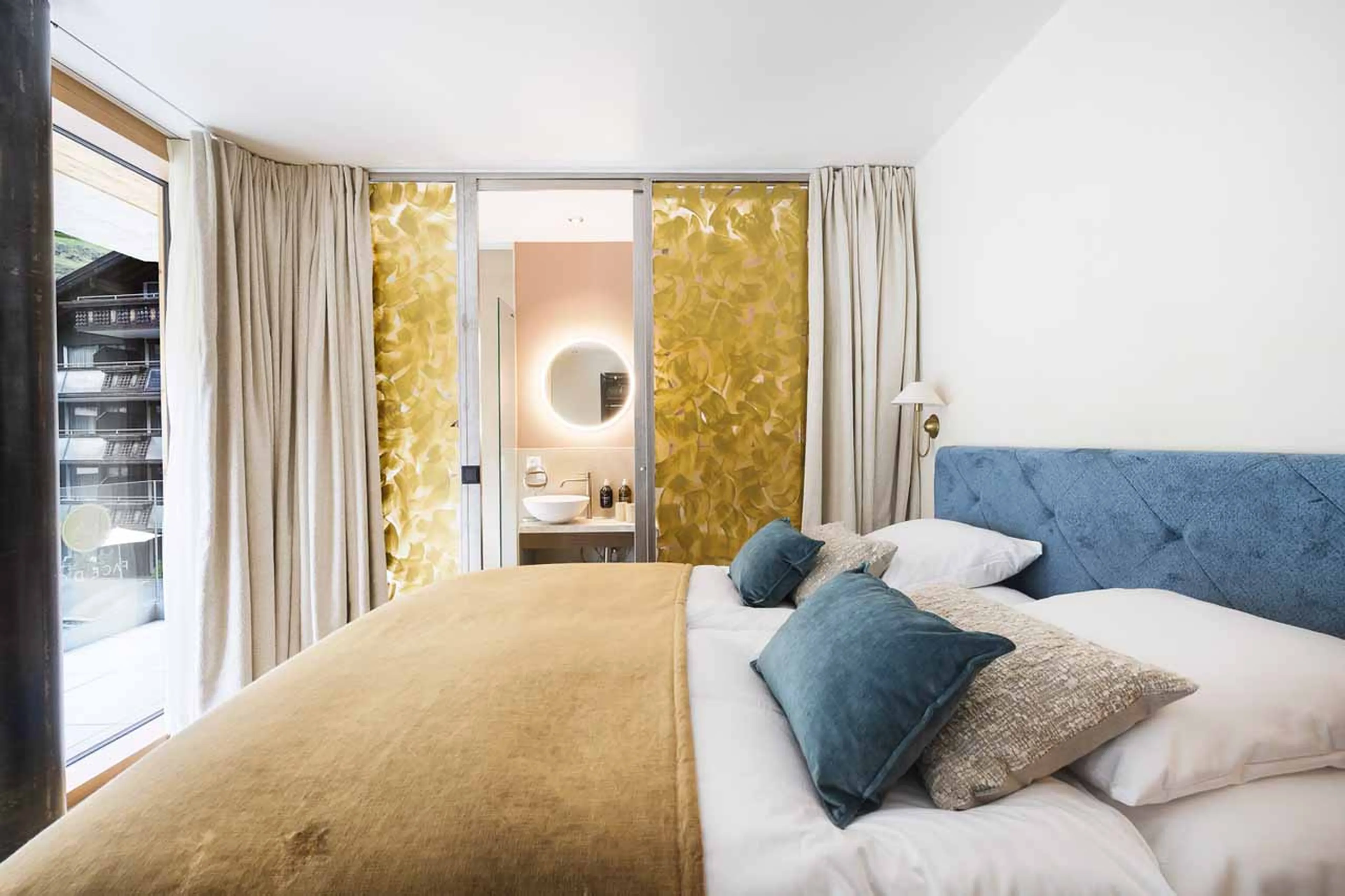 Bedroom 2 bed at Apartment Fix You in Zermatt