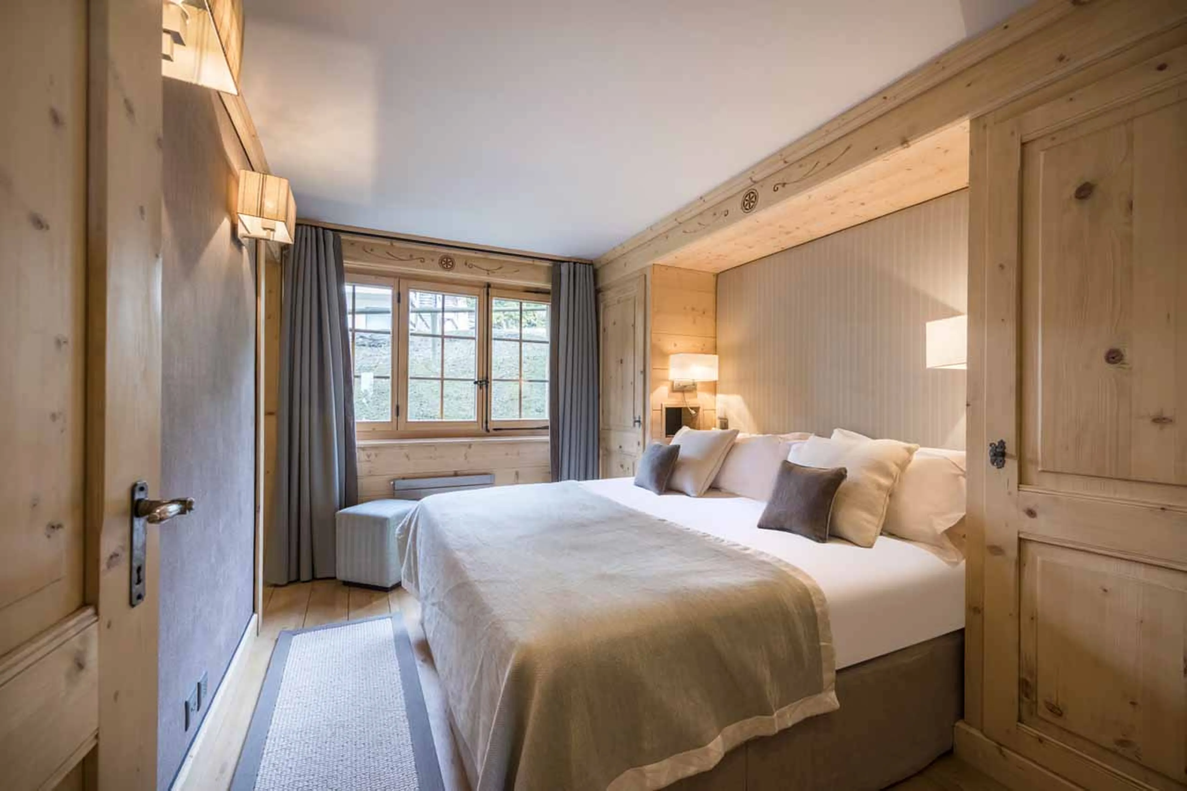 Bedroom three at Apartment Fleur de Lin in Verbier