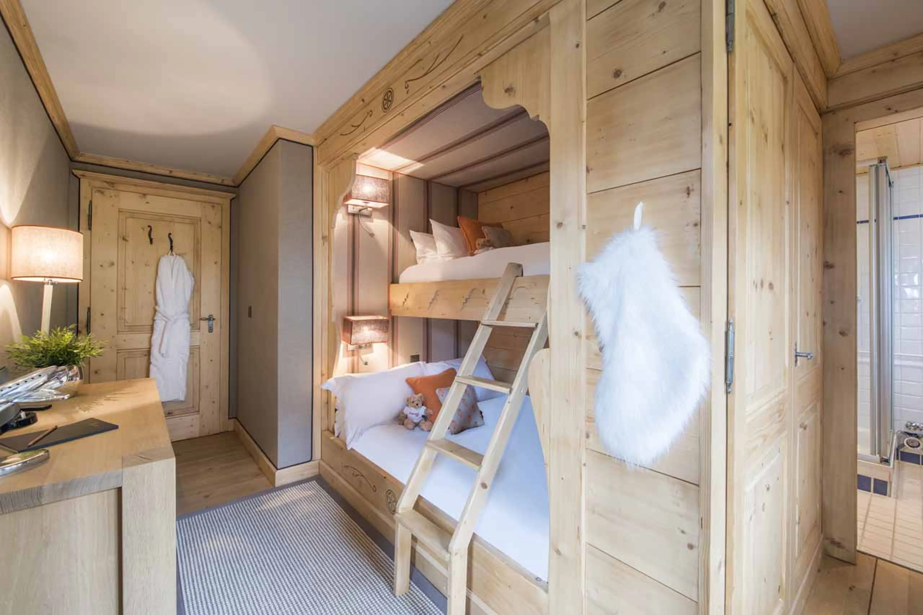 Bedroom four at Apartment Fleur de Lin in Verbier