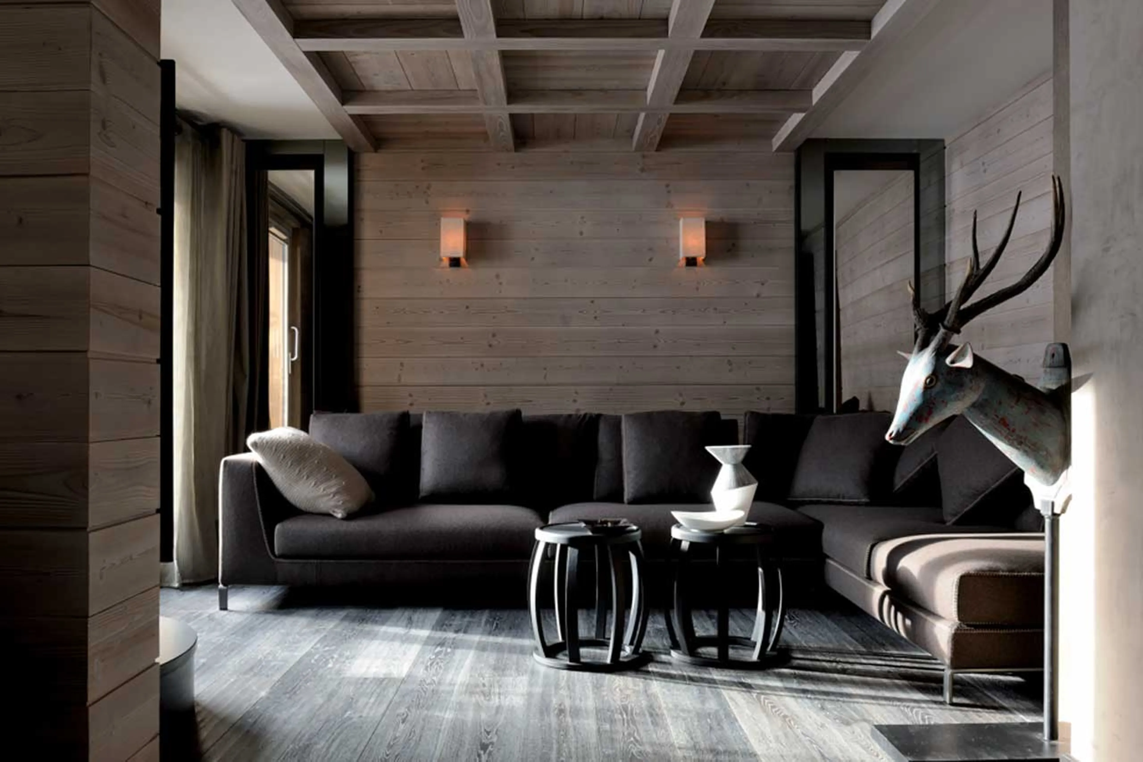 Second living area at Apartment Garnet in Courchevel 1850