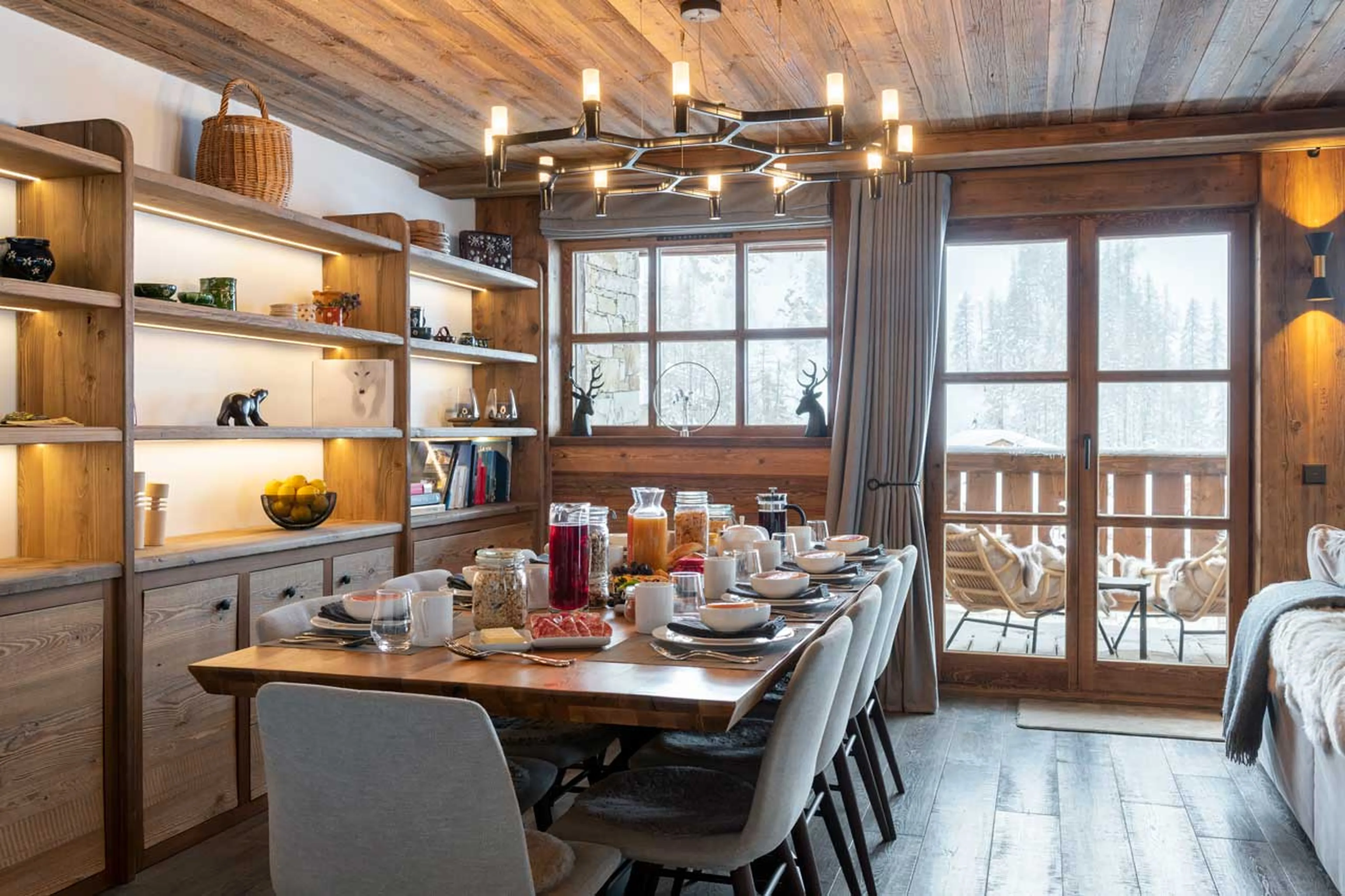 Breakfast table at Apartment Grand Pre 2 in Val d'Isere