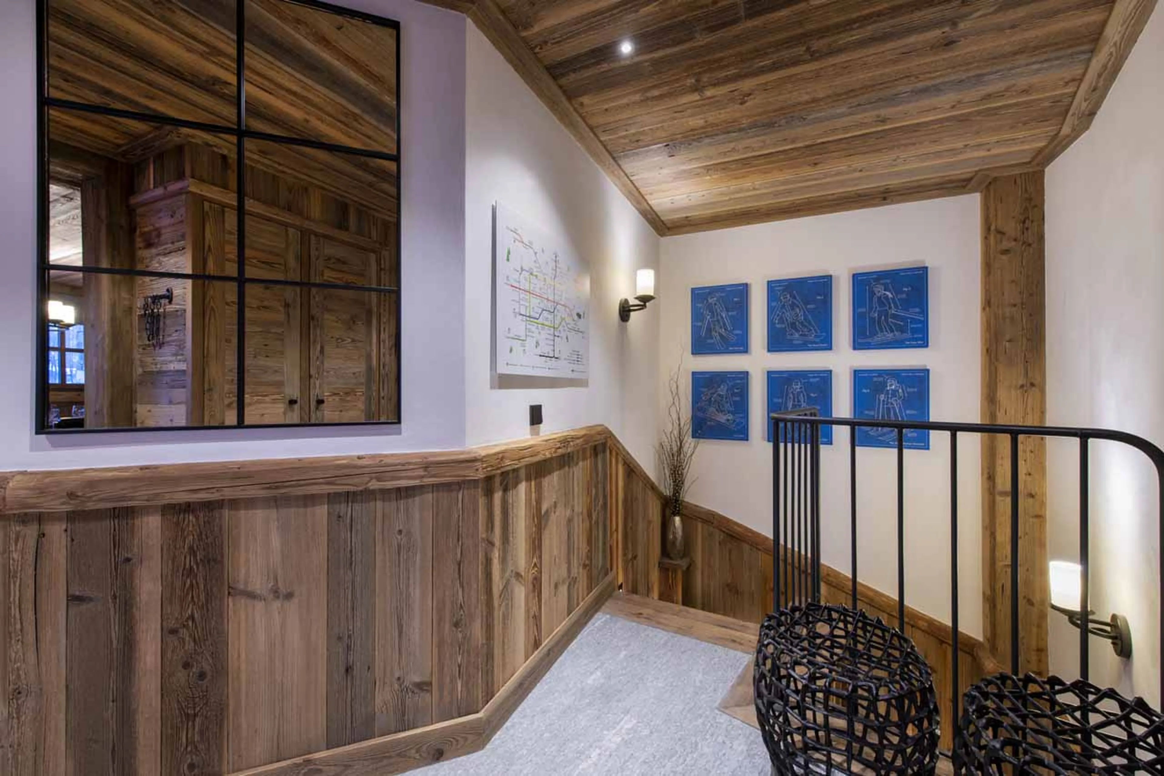 Staircase at Apartment Grand Pre 2 in Val d'Isere