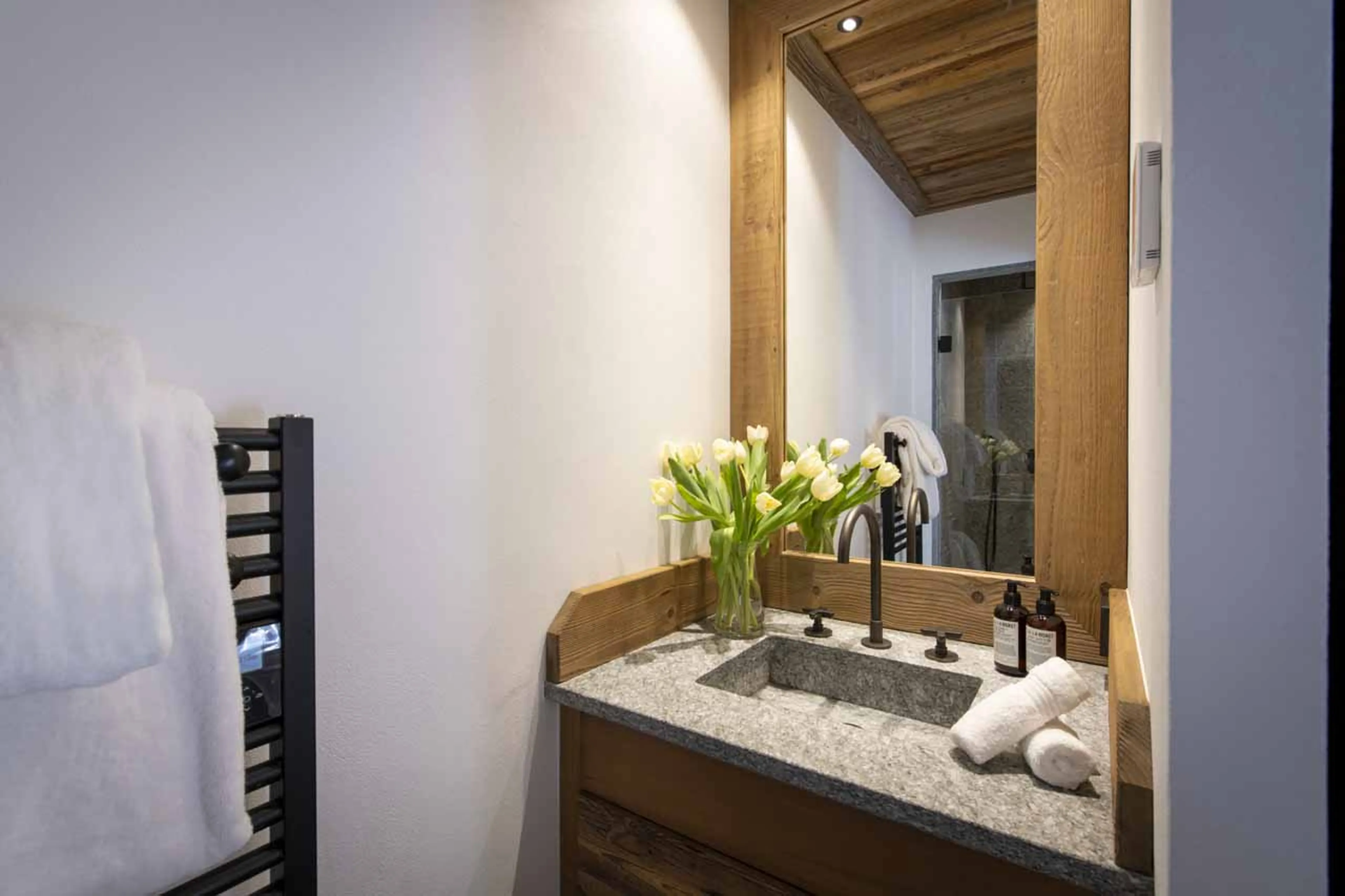 Shower room at Apartment Grand Pre 4 in Val d'Isere